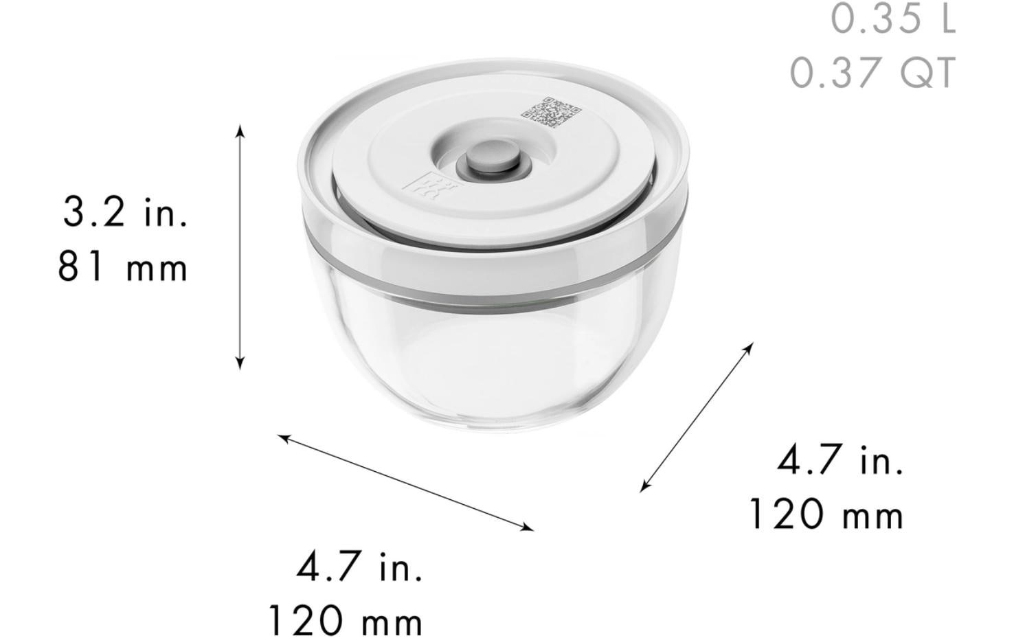 Zwilling Bol »Fresh & Save BOWLS« 6 aus verre Set de bols sous vide S/M/L / 6 pcs., verre
