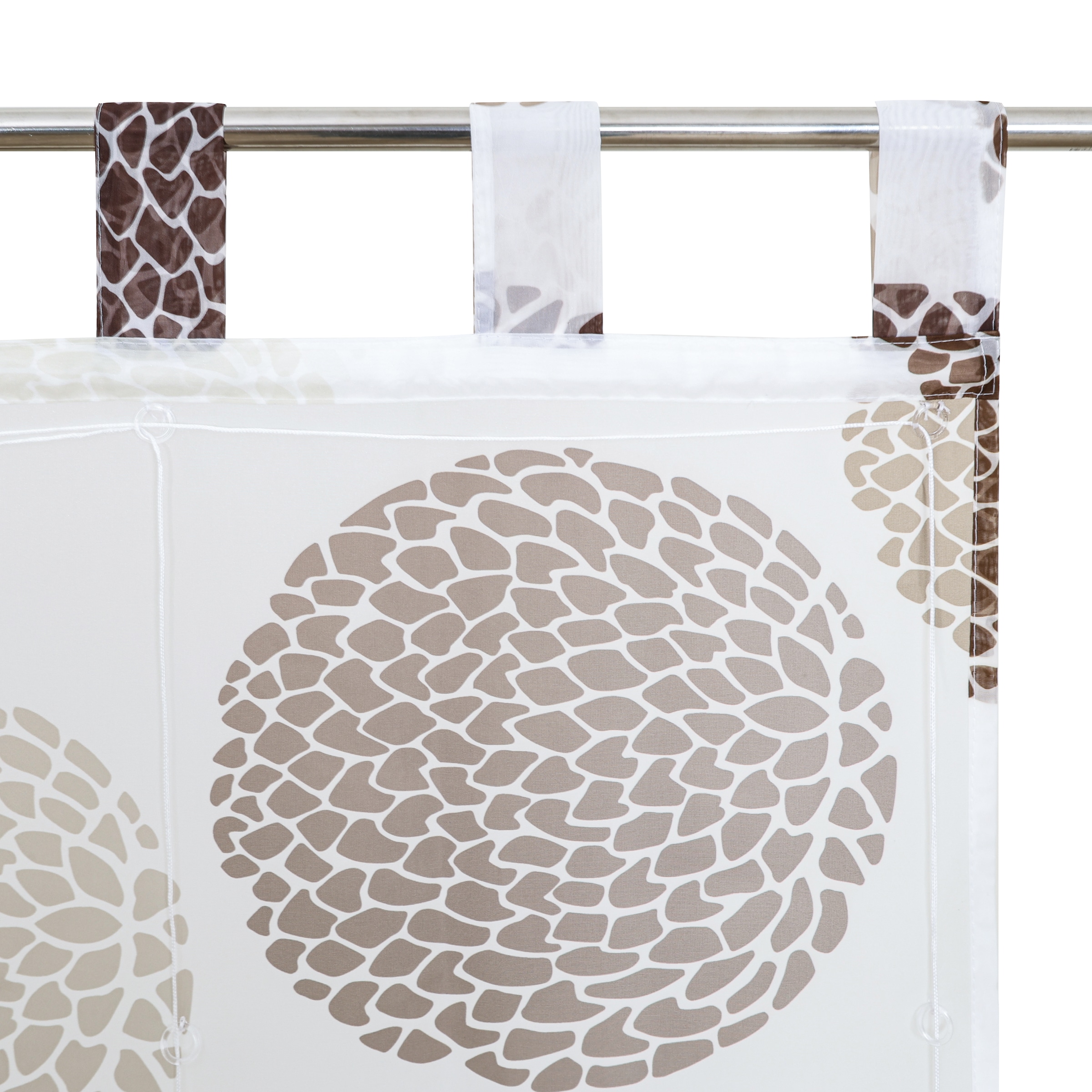 GOODproduct Paroi japonaise »Belem« mit Boucles Transparent, voile, polyester