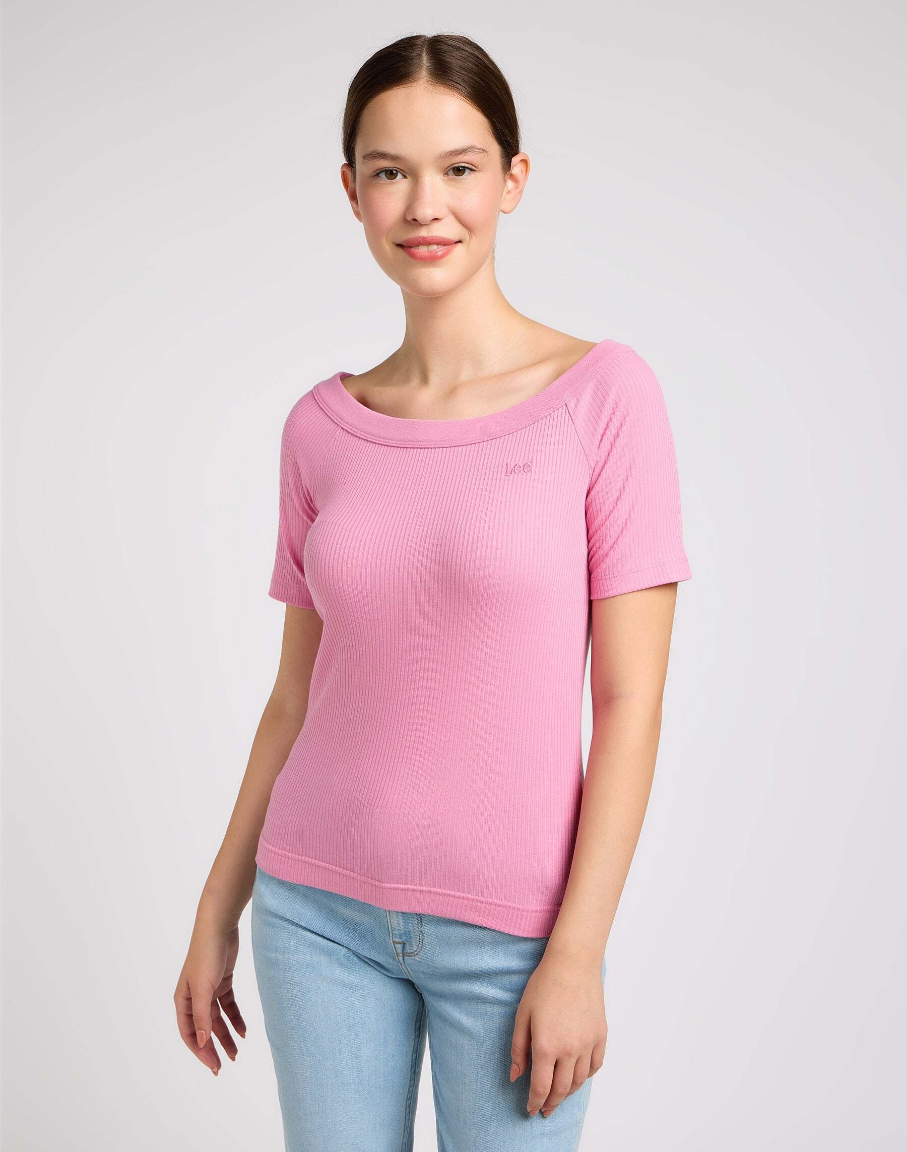 T-Shirt »LEE T-Shirts Off The Shoulder Rib«