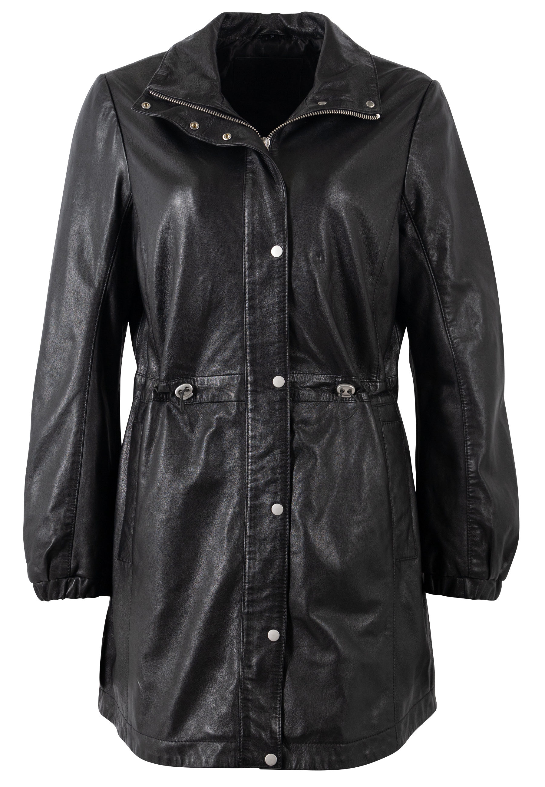 Mauritius Veste en cuir »MWCharlott« Mantel mit verstellbarer Taille