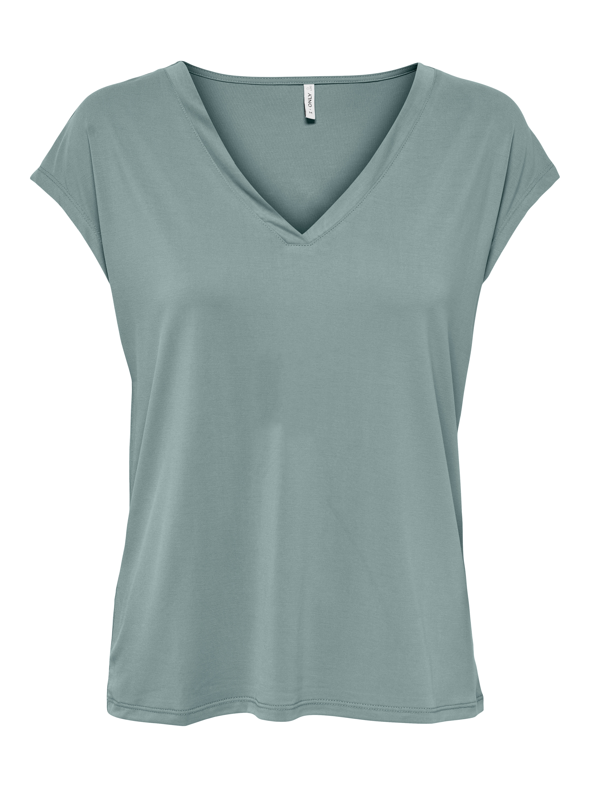 ONLY V-Shirt »ONLFREE S/S MODAL V-NEC TOP BOX JRS NOOS«