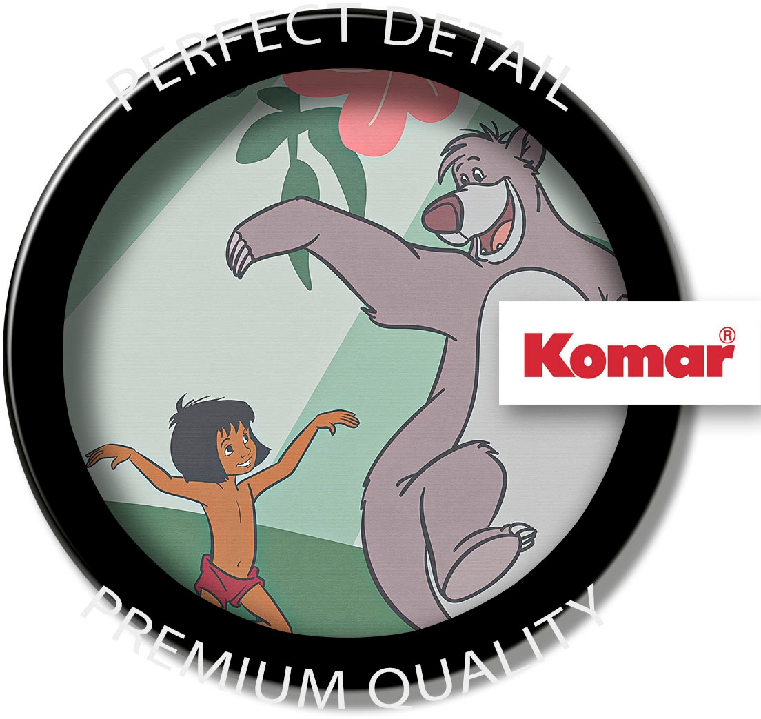 Komar Fototapete »Digitaldruck Vlies - Jungle Book Just Kidding - Grösse 300 x 250 cm«, bedruckt, Kinderzimmer