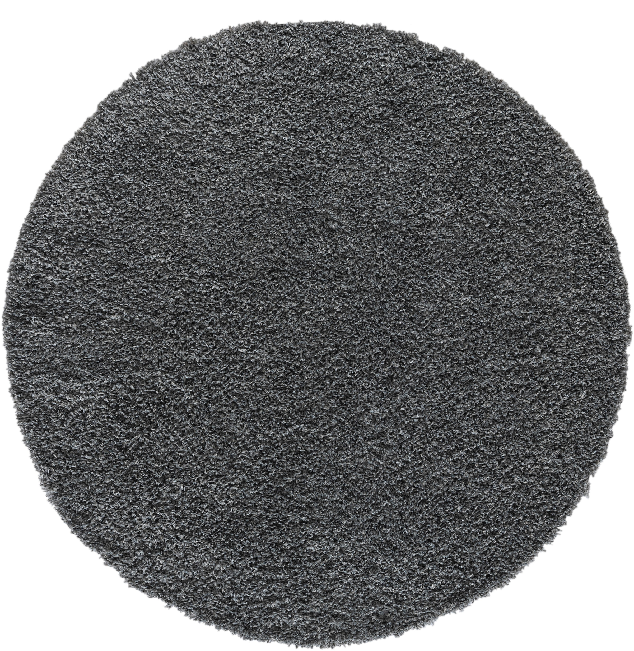 Myflair Möbel & Accessoires Hochflor-Teppich »My Shaggy«, rund, 37 mm Höhe, Shaggy, Uni Farben, leicht glänzend, Microfaser, extra flauschig