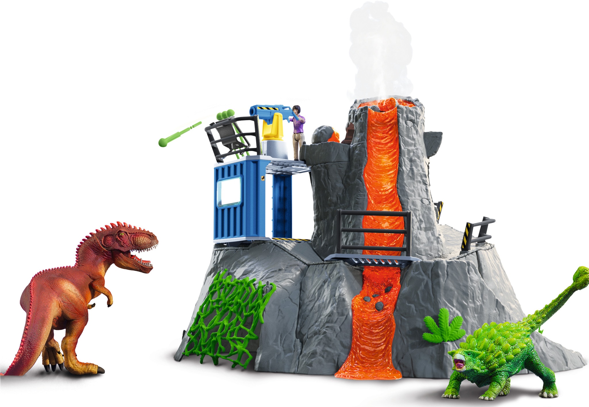 Schleich® Spielwelt »DINOSAURS, Grosse Vulkan-Expedition (42564)«