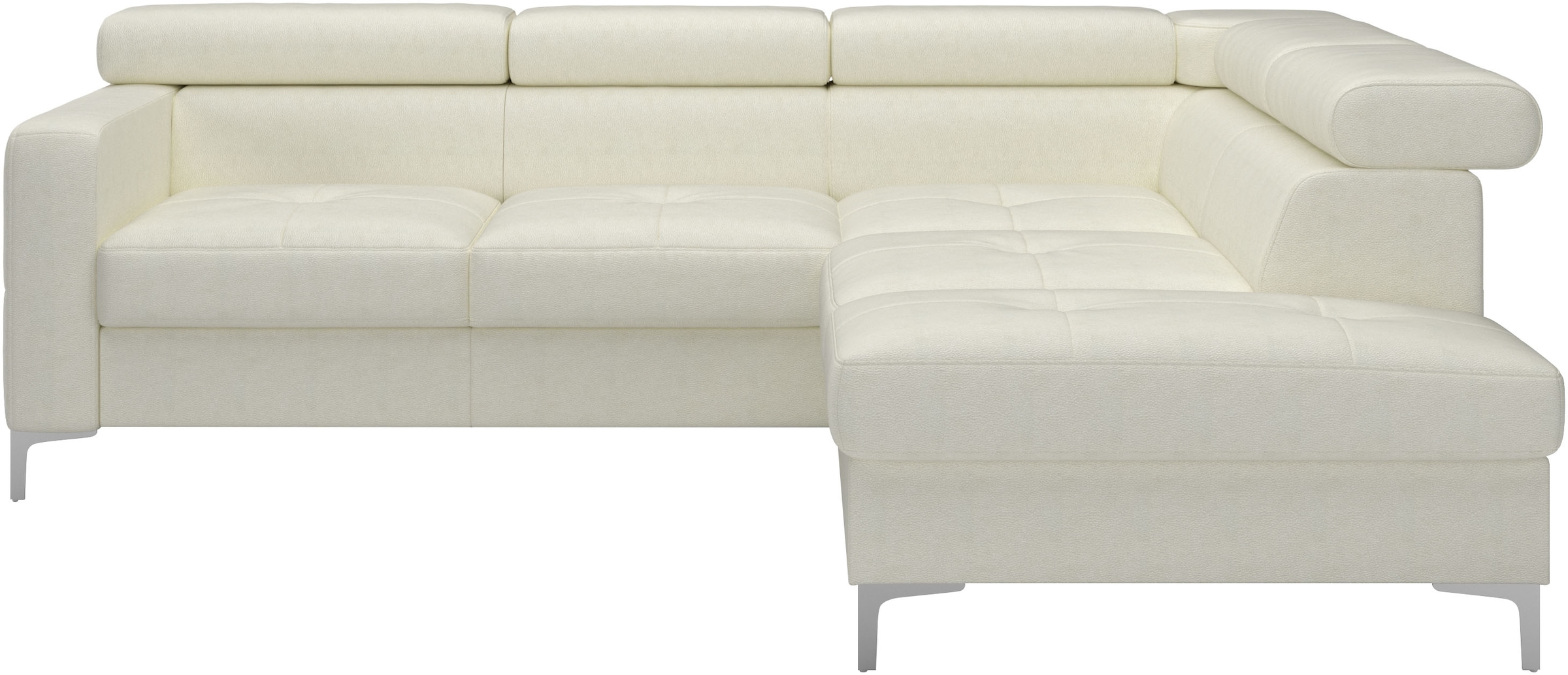 COTTA Ecksofa »Sammy L-Form«, mit Kopfteilverstellung, wahlweise mit Bettfunktion & Bettkasten