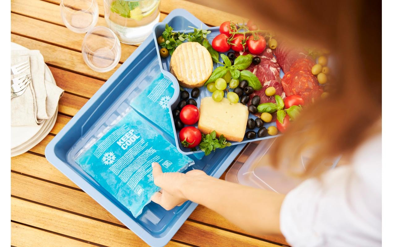 ROTHO Tortenplatte »Cool & Fresh Blau/Transparent«