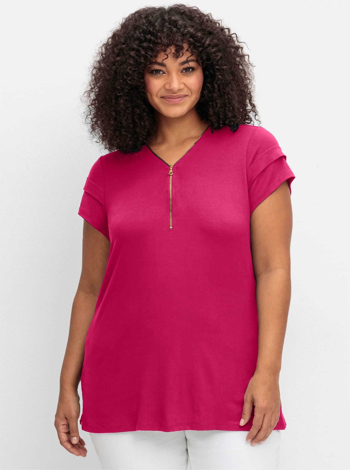 Image of sheego by Joe Browns V-Shirt "Shirt" 1 tlg.