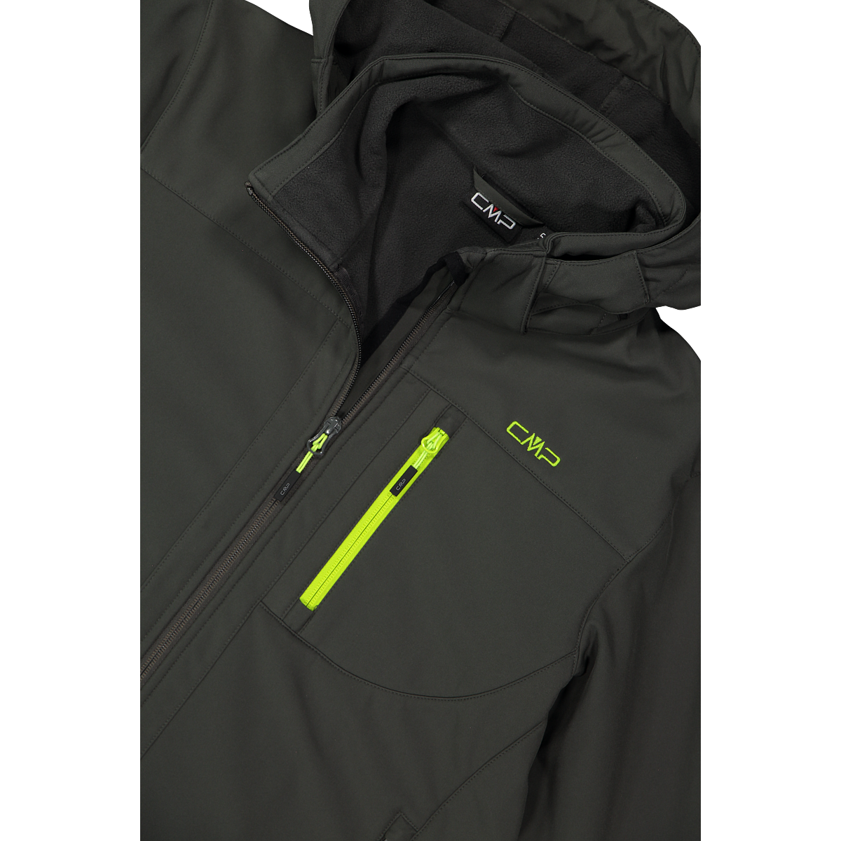 CMP Veste softshell avec capuche Déperlant & coupe-vent & respirant, veste de mi-saison