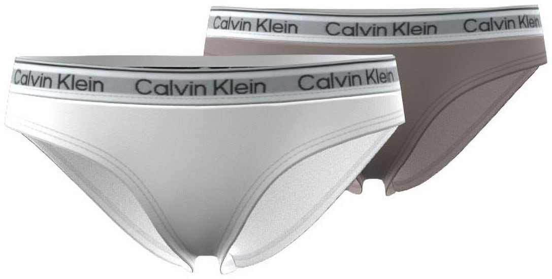 Calvin Klein Underwear Slip brésilien »2PK BIKINI« Paquet, pack de 2, 2 cuis avec ceinture logo
