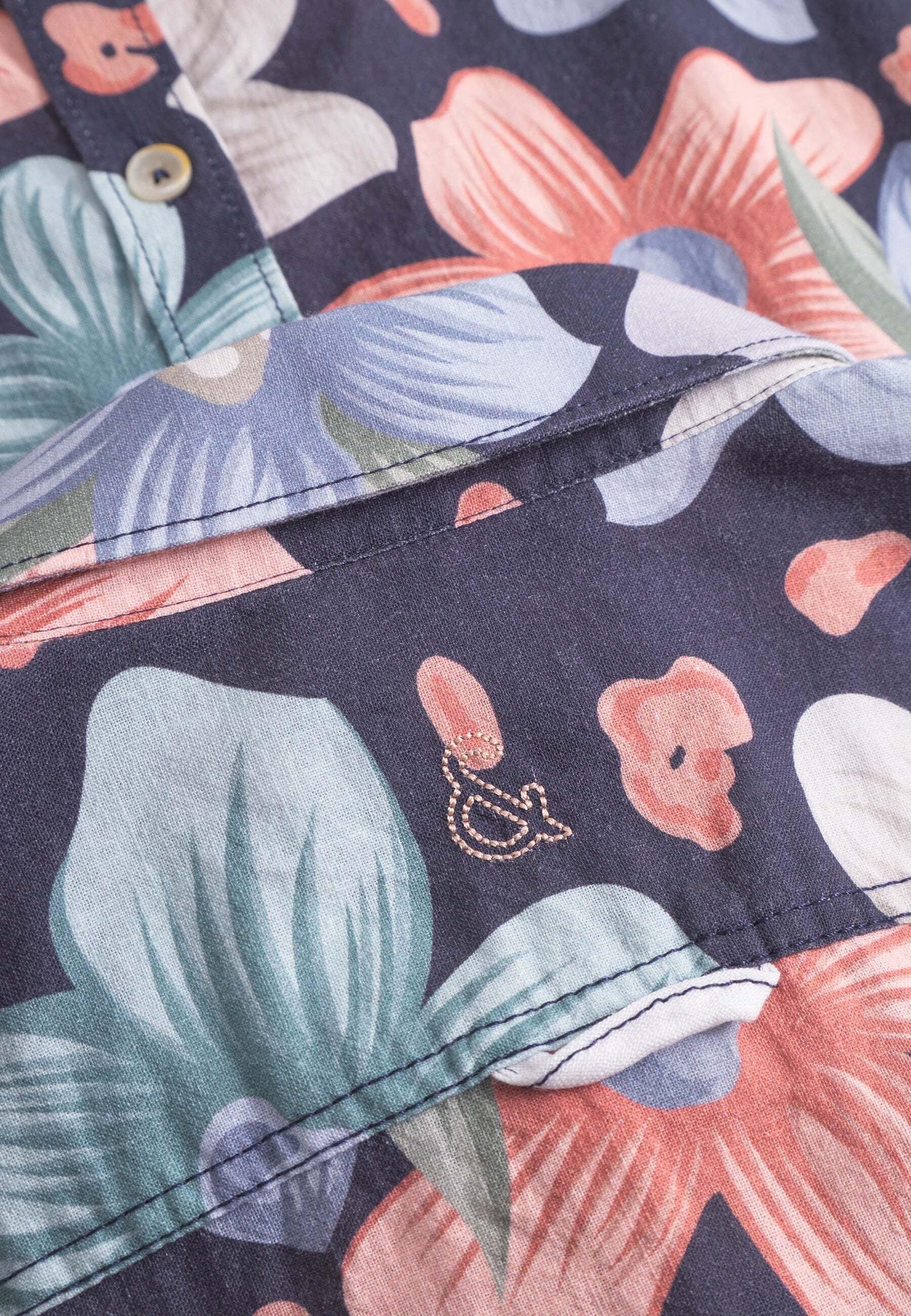 colours & sons Langarmhemd »colours & sons Langarmhemd Shirt-Printed«