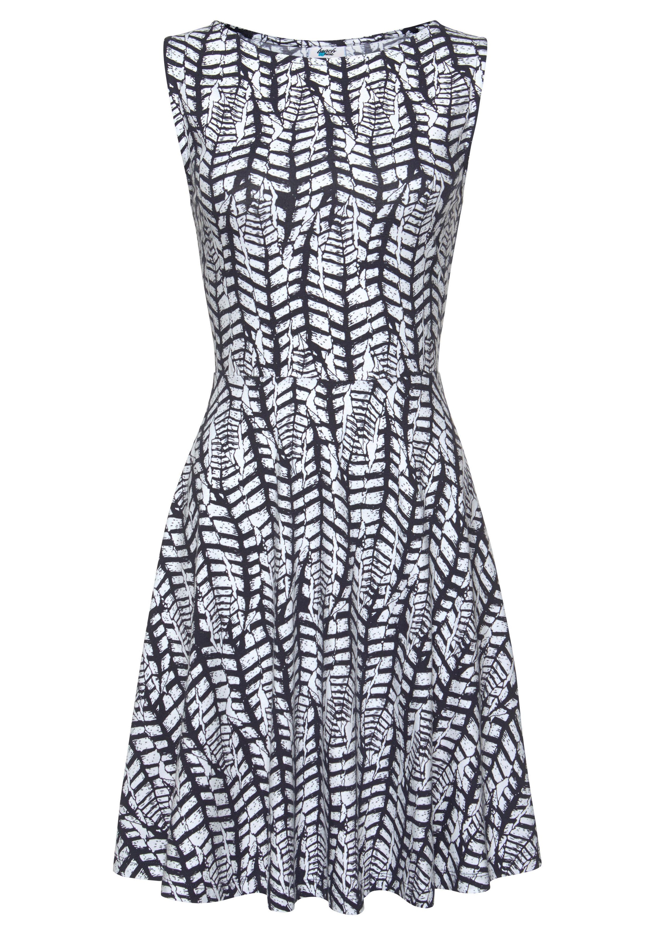 Beachtime Strandkleid mit Alloverdruck aus leichter Baumwolle, Sommerkleid, Jerseykleid