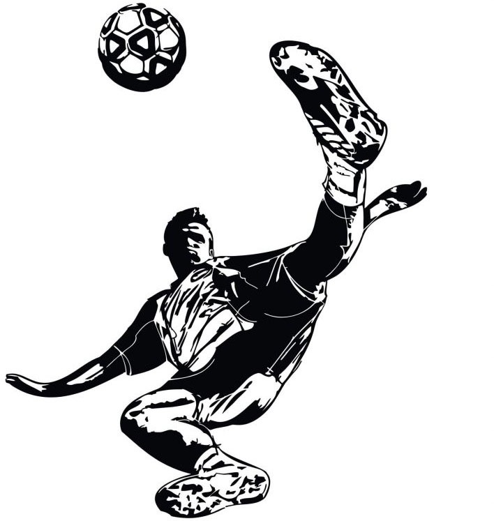 Image of Wall-Art Wandtattoo »Fussball Kicker 02«, (1 St.) bei Ackermann Versand Schweiz