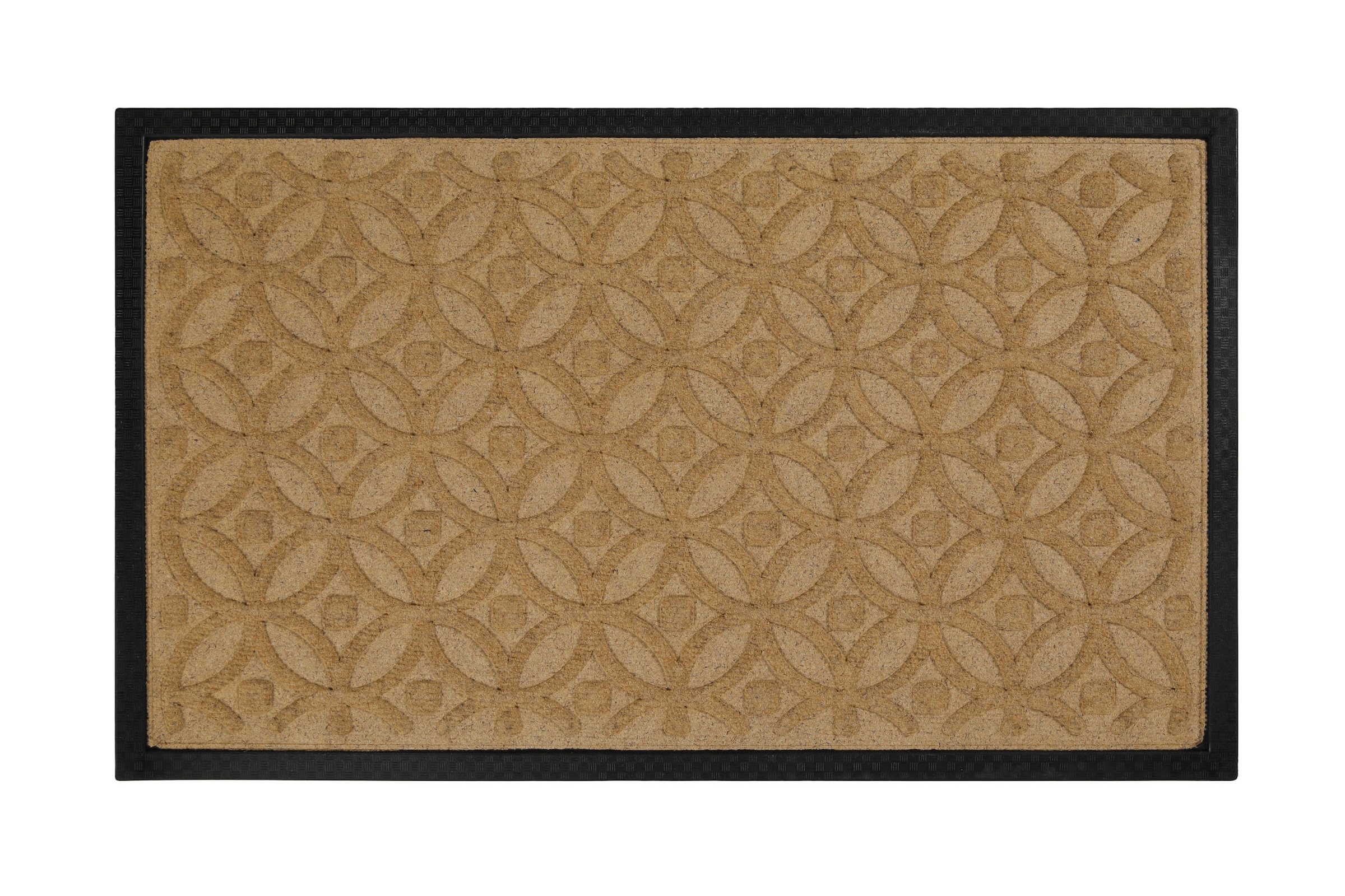 Wecon home Fussmatte »Midnight Mosaic«, rechteckig, 4 mm Höhe, pflegeleicht, rutschfest, Ornamente, Innen & Aussen, Schmutzfangmatte