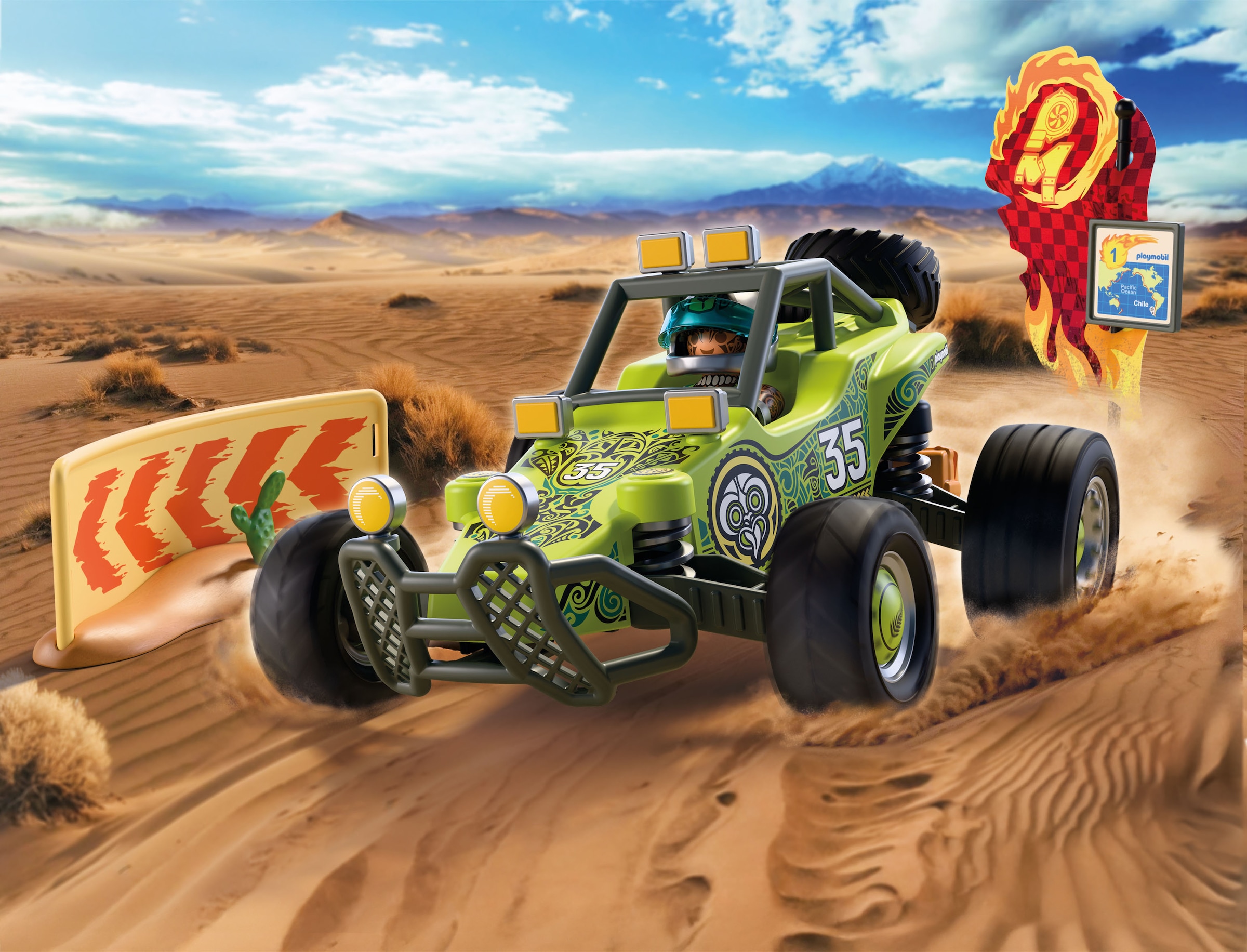 Playmobil® Konstruktions-Spielset »Offroad Buggy  (72063), City Action« Made in Europe