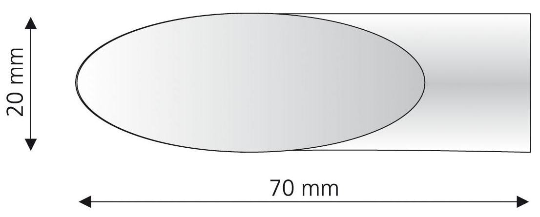Liedeco Gardinenstangen-Endstück »Cut«, (Set, 2 St.), für Gardinenstangen Ø 16 mm