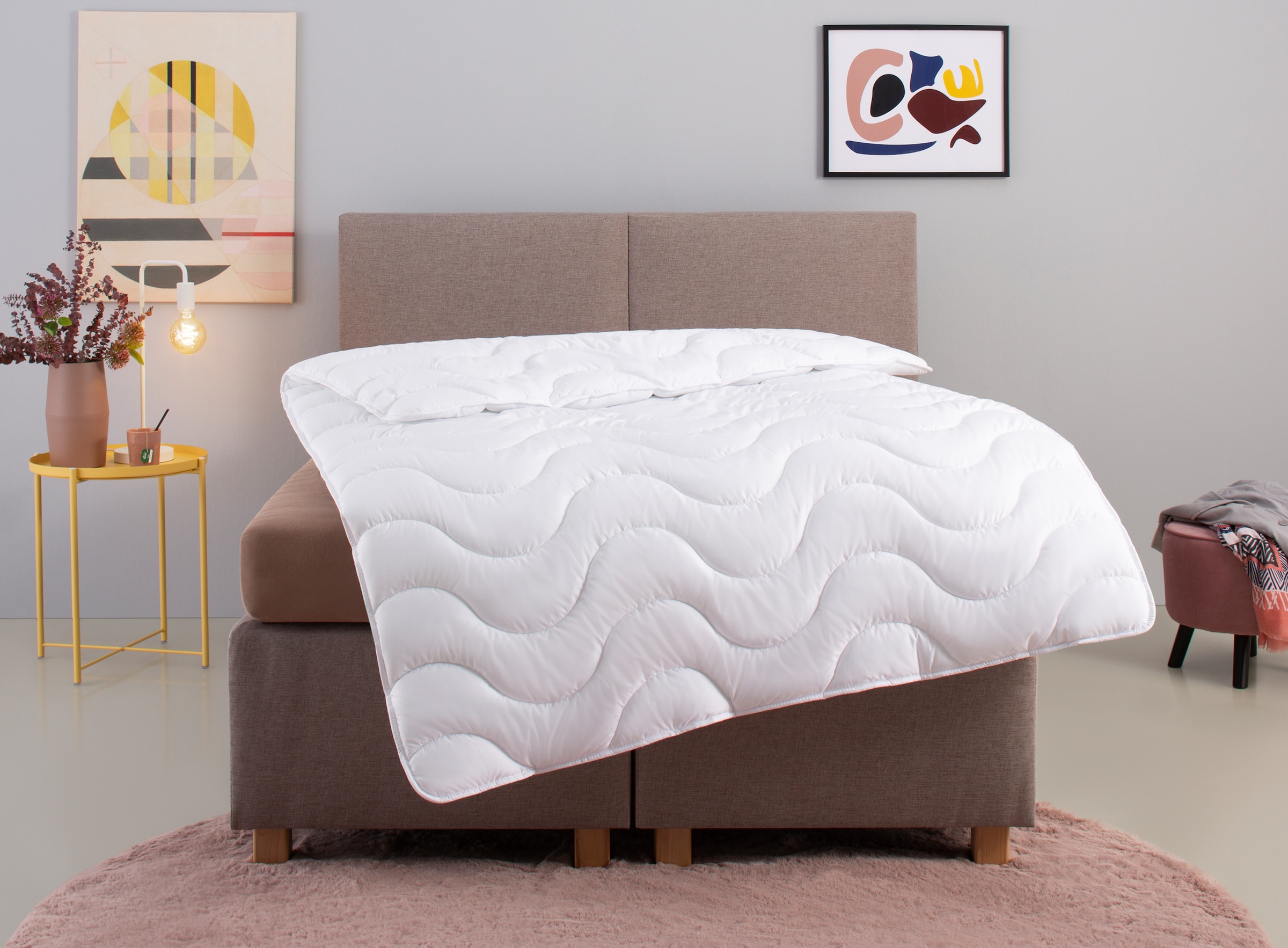 GOODproduct Couette microfibre »Mailo Bettdecke 135x200 cm, 155x220 cm« warm Füllung Polyester 1 cuis tlg. Sommer, Winter, Decke, kuschelweicher Microfaser-Feinbatist Bezug