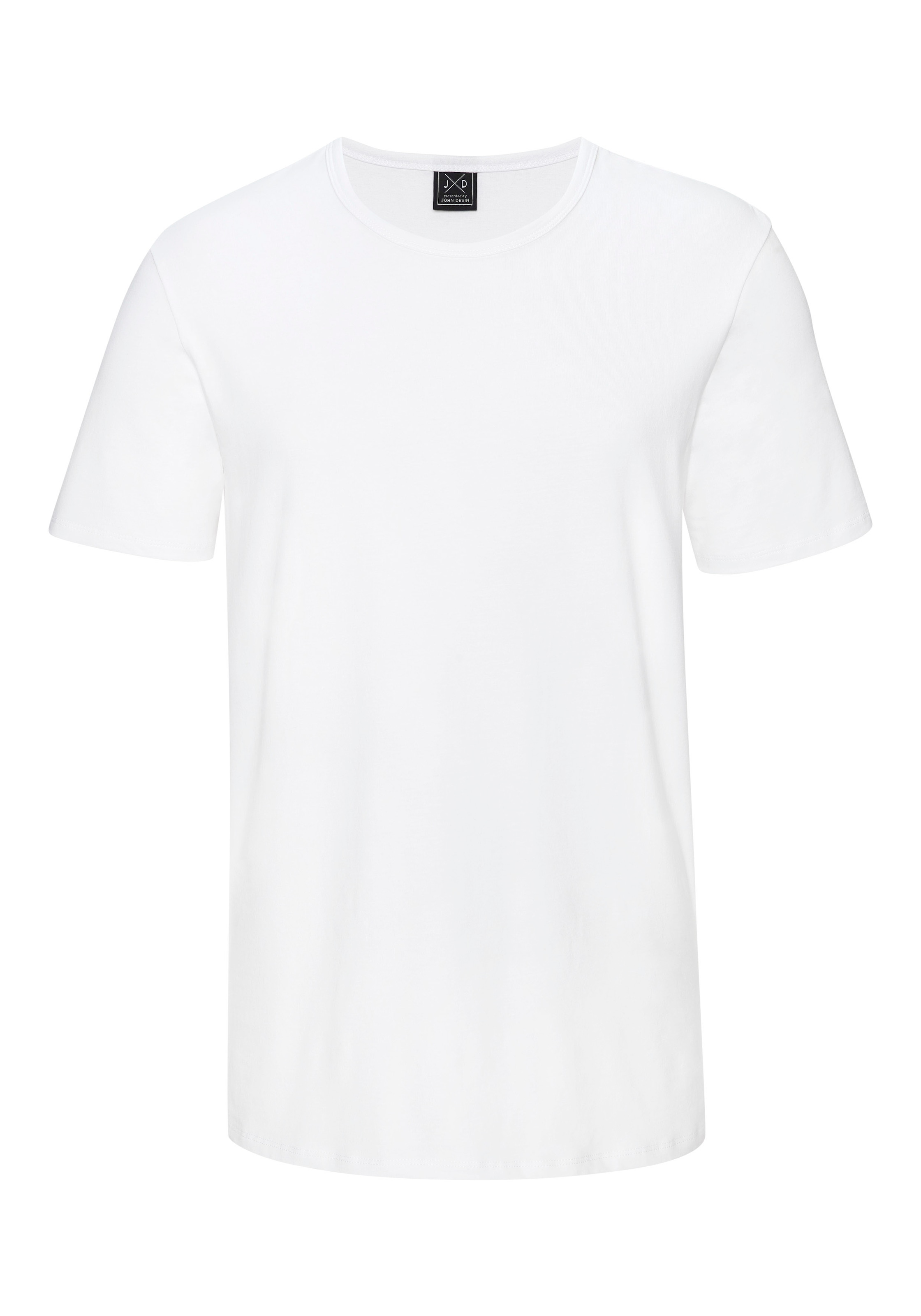 John Devin T-shirt », Unterziehshirt« pack de 3,  en coton élastique de qualité