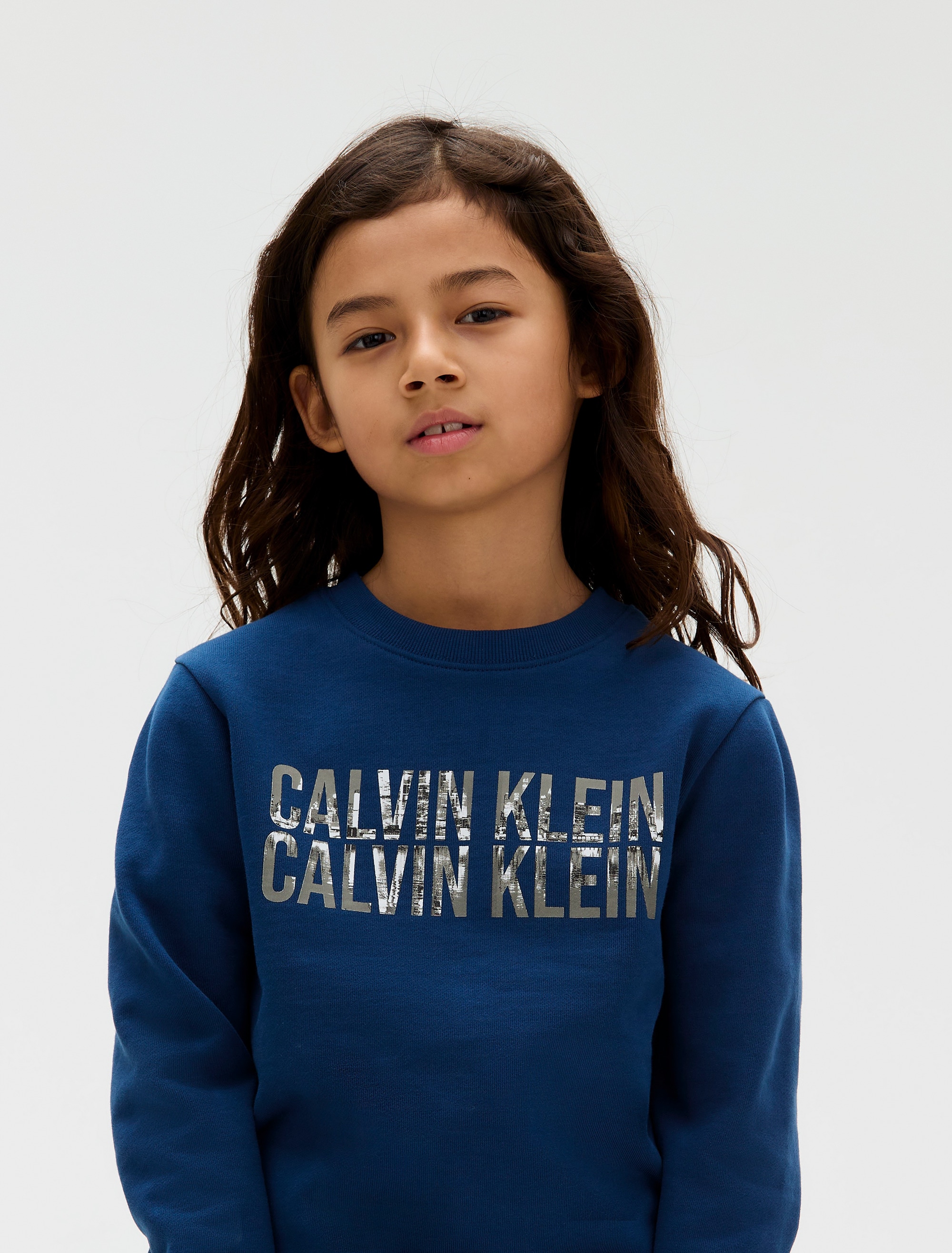 Calvin Klein Jeans Sweatshirt »TERRY SEASONAL LOGO CN«, für Kinder bis 16 Jahre, Fotodruck