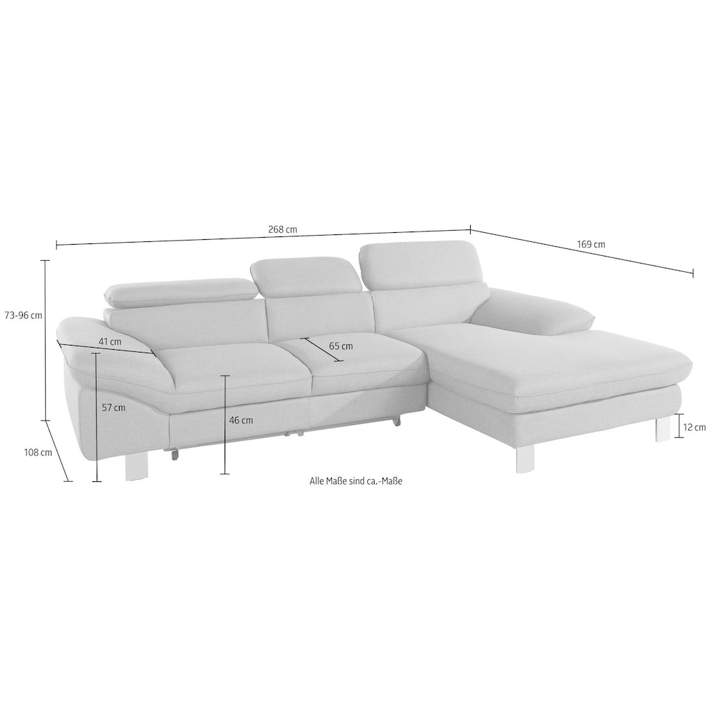 COTTA Ecksofa »Driver L-Form«