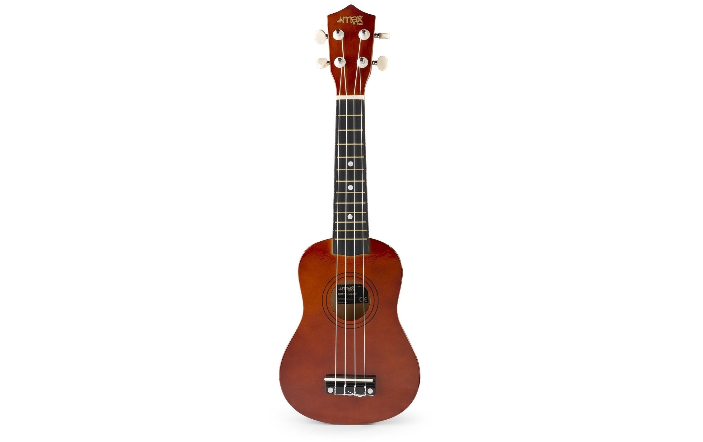 Ukulele »UKEY Set Soprano Dunkel Natur 21 Zoll«