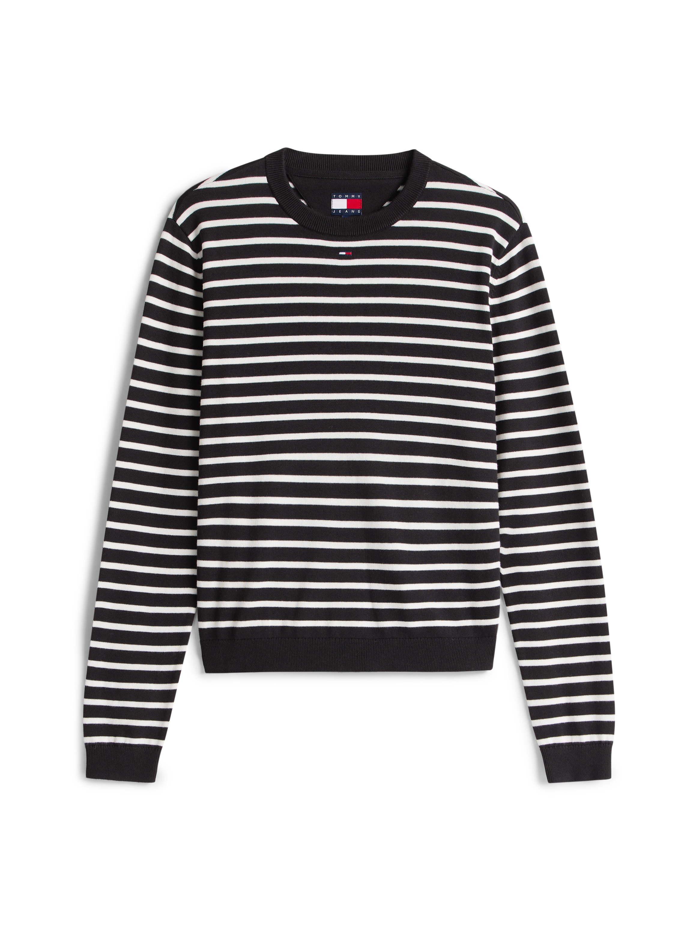 Tommy Jeans Pull en tricot »TJW ESSENTIAL CREW SWEATER EXT« coton, coupe régulière