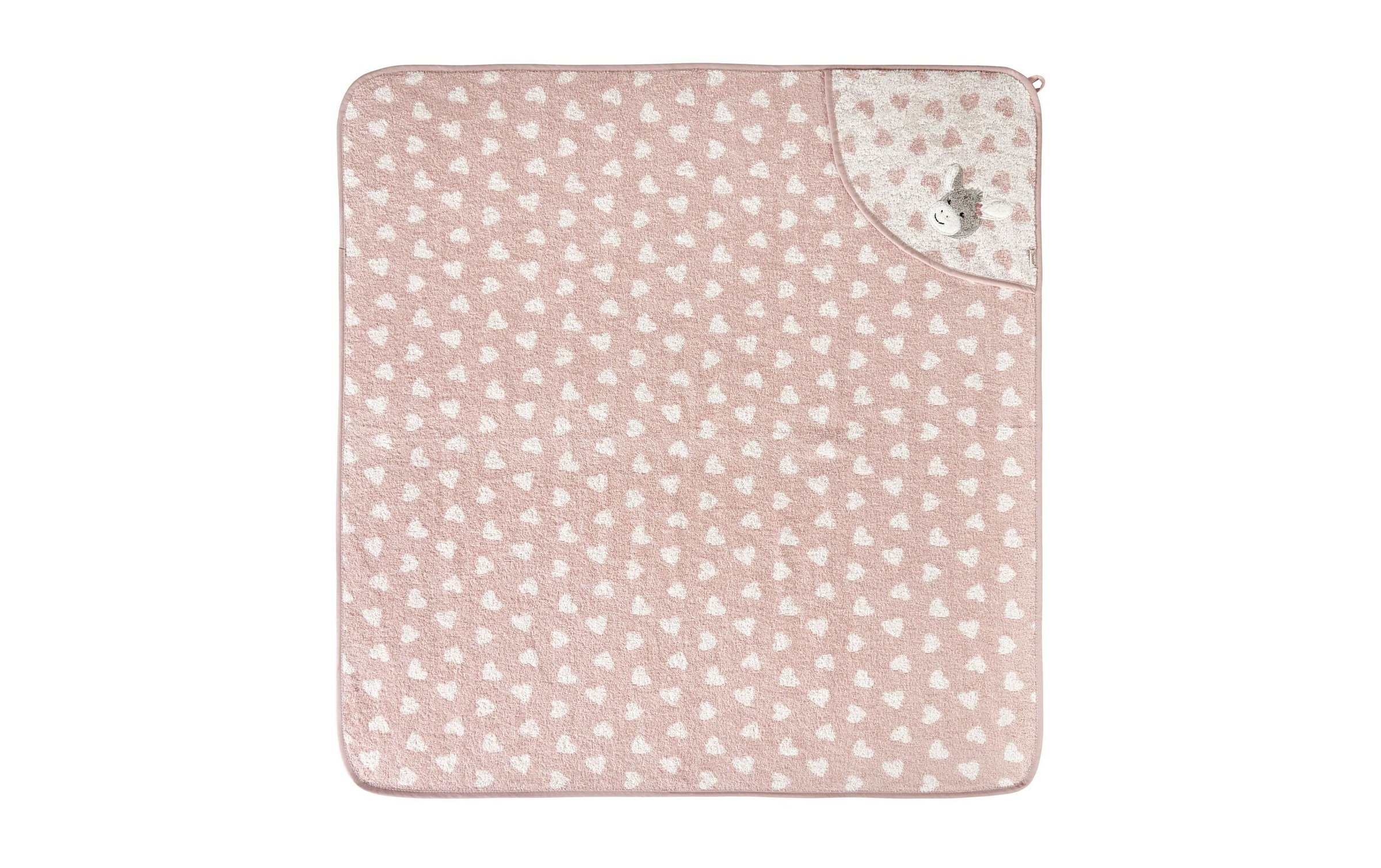 Sterntaler® Kapuzenhandtuch »Emmi Girl 100 x 100 cm«, (1 St.)