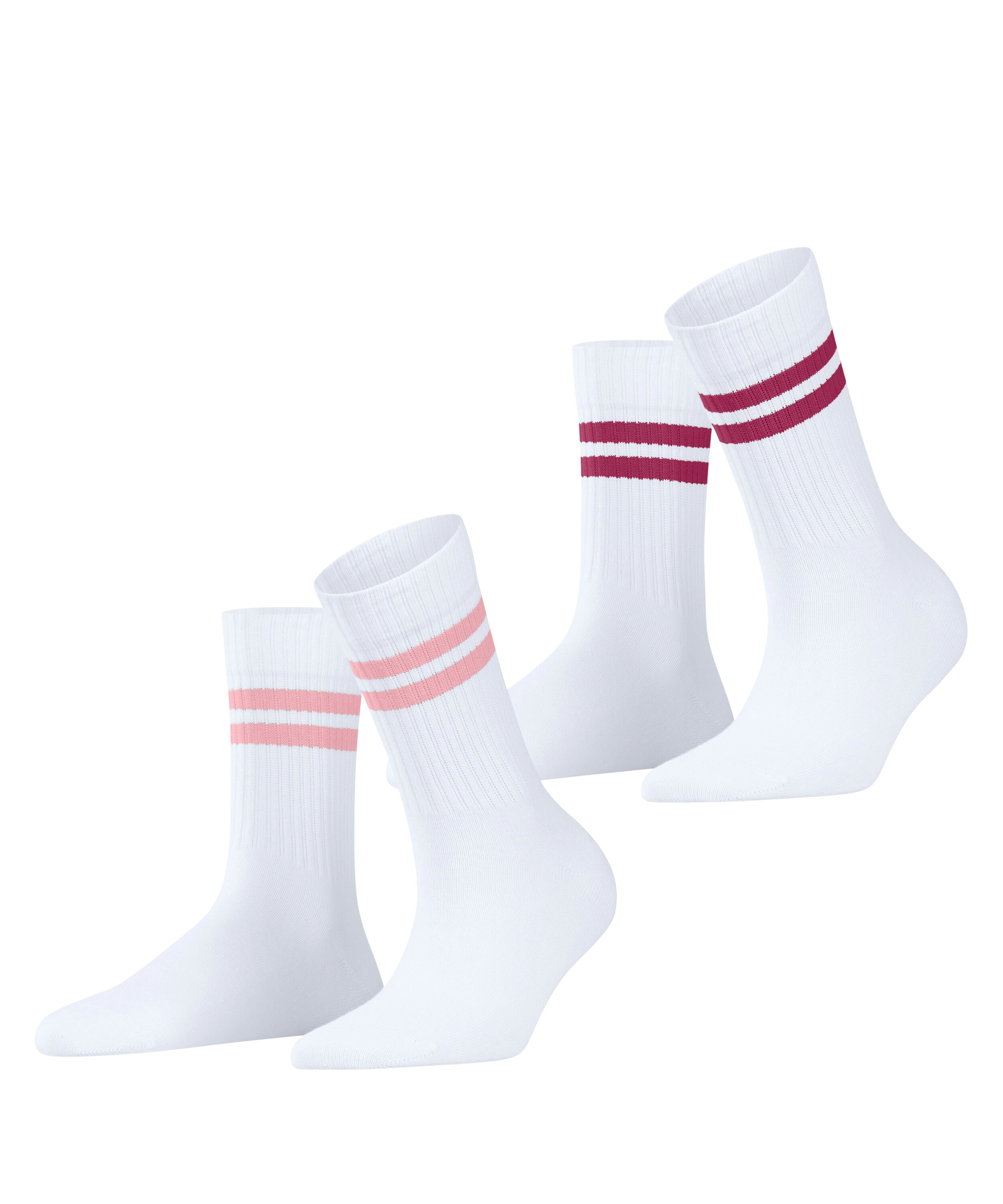 Esprit Chaussettes de tennis »Tennis Stripe« 2 paires,  avec bandes contrastées, design sportif, coupe parfaite