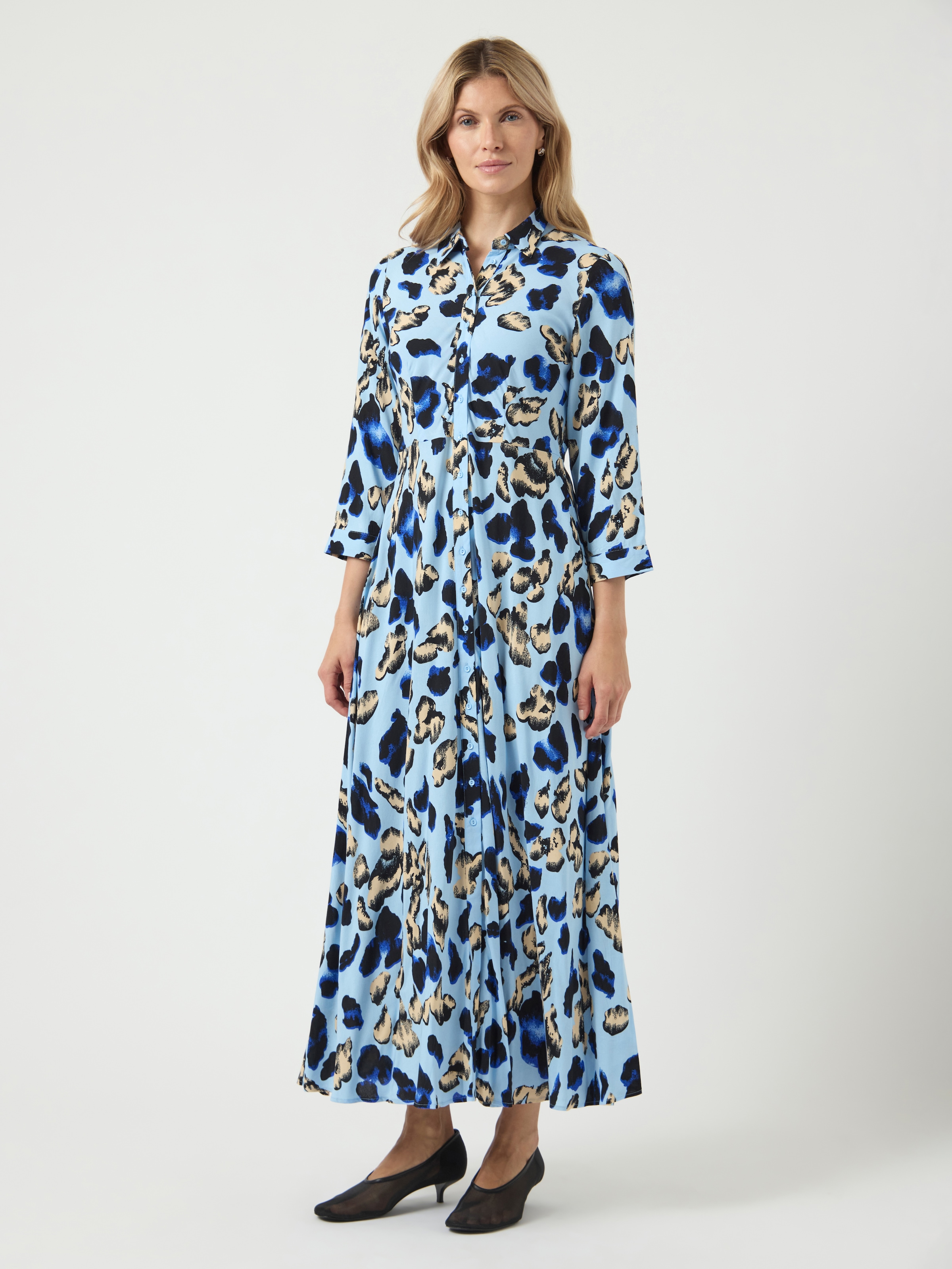 Y.A.S Robe chemisier »YASSAVANNA LONG SHIRT DRESS« viscose, coupe ample