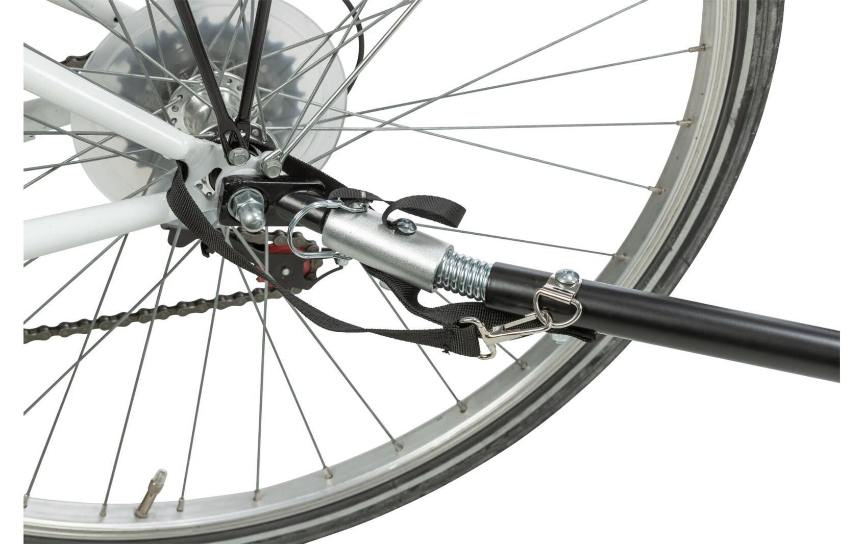 TRIXIE Panier de vélo pour animaux »Fahrradanhänger S blau/grau, 70 x 88 x 88/131 cm«
