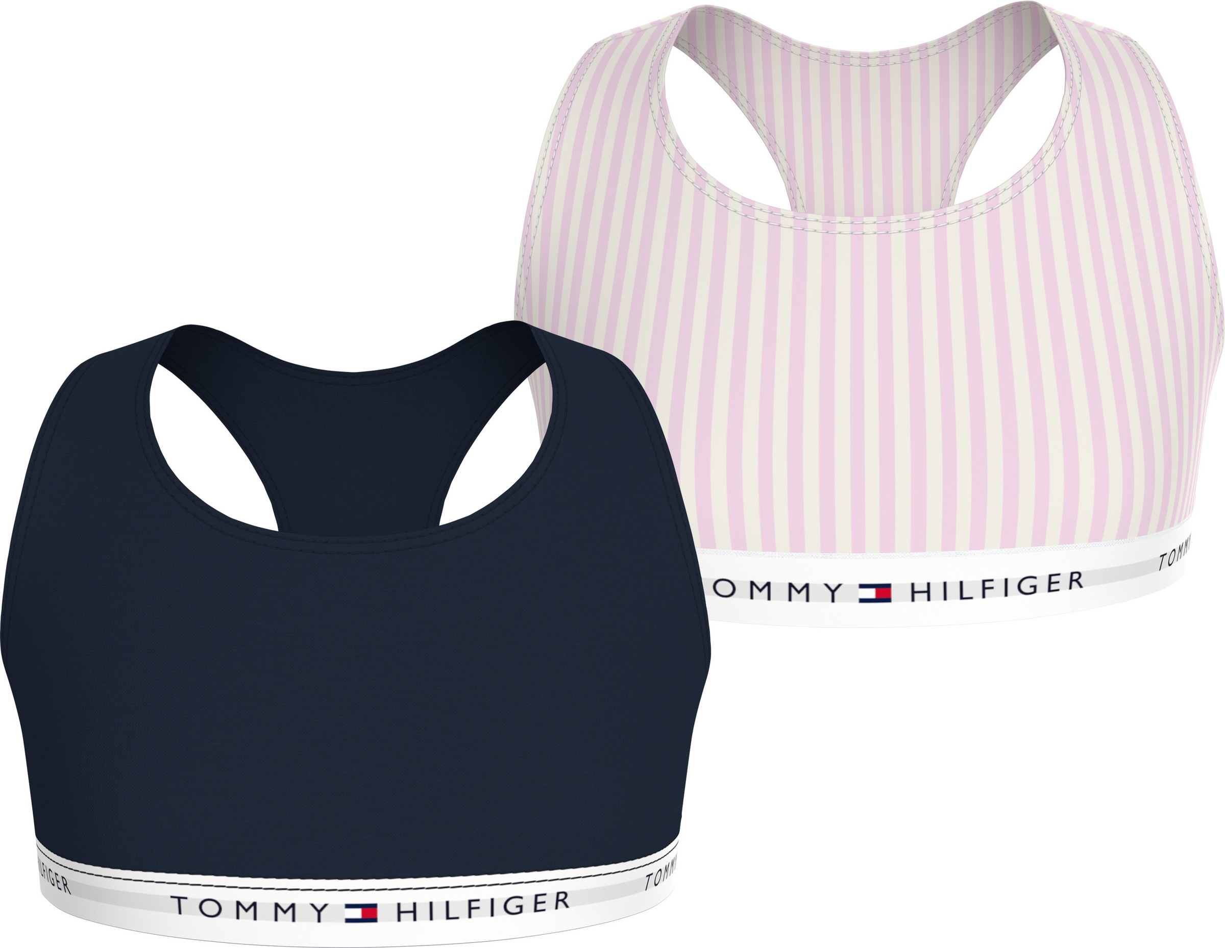Image of Tommy Hilfiger Underwear Bralette-BH "2PK BRALETTE PRINT" Packung, 2er-Pack, 2 Stk. mit Logoschriftzug