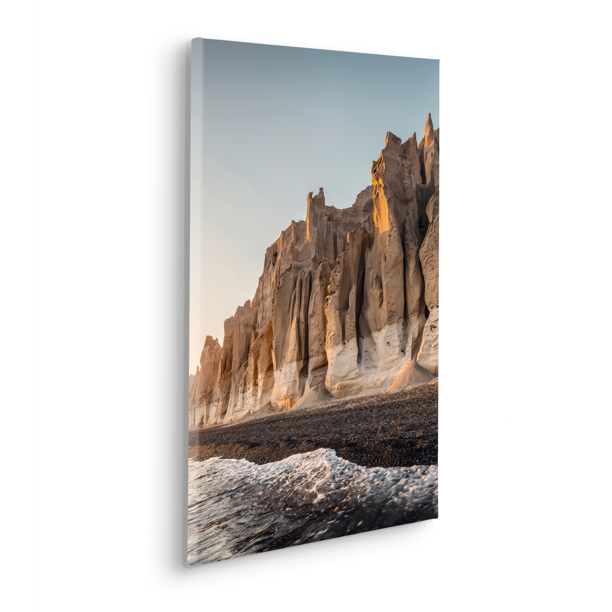 Image of Komar Leinwandbild "Unbend - Grösse 40 x 60 cm" Baum Berge Blumen Blätter Foto Jahreszeiten Landschaft Meer Natur Palmen Strand Packung, 1 Stk. tlg. Keilrahmenbild mi Echtholzrahmen