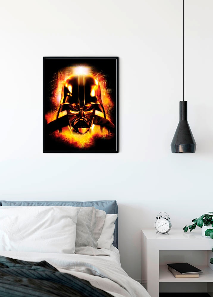 Komar Image »Star Wars Classic Vader Head« 1 cuis tlg. Wandbild zur Dekoration im Kinderzimmer - ohne Rahmen