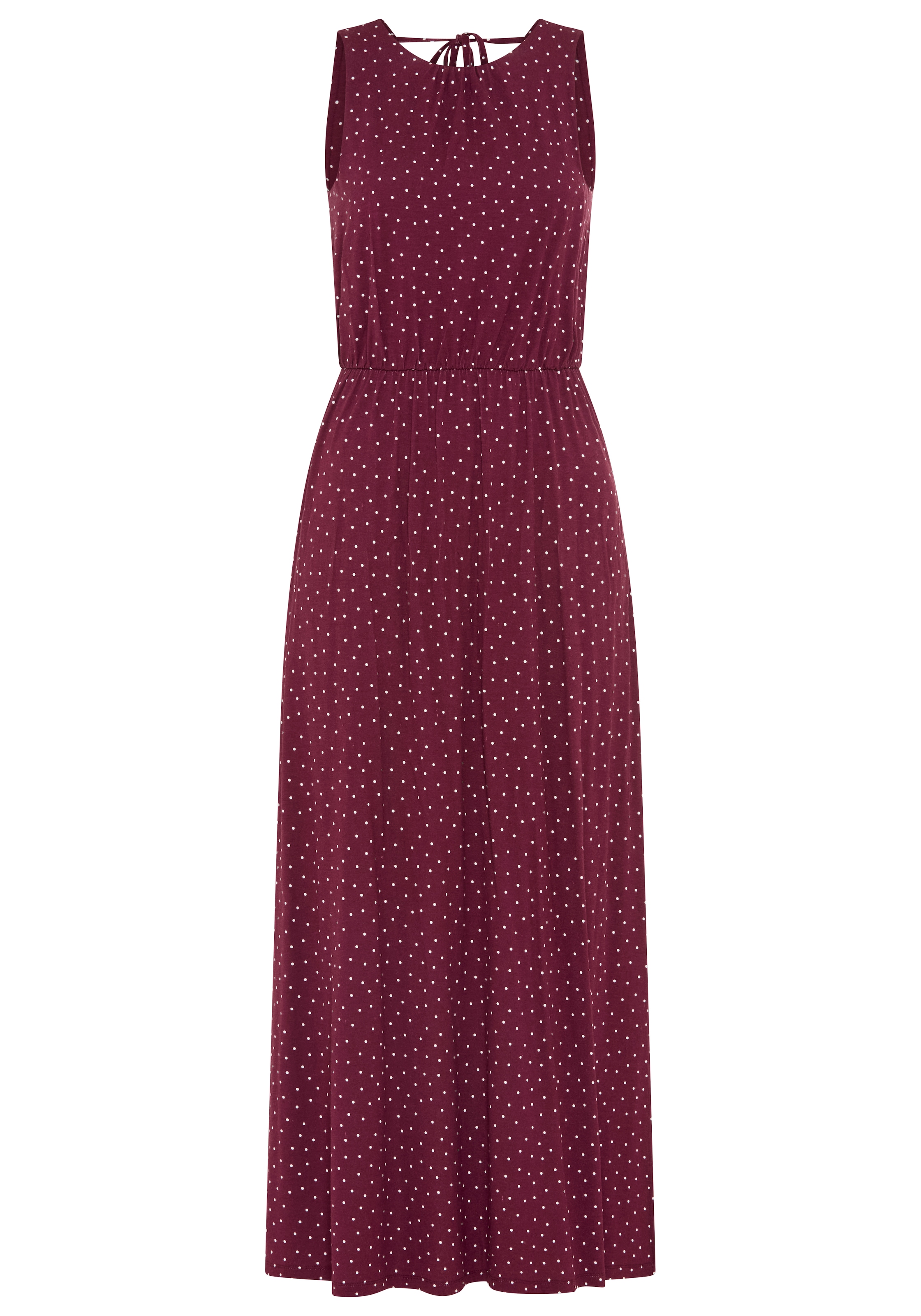 Laura Scott Robe d'été bodennah geschnitten, für warme Tage, aus Single Jersey, geblümt