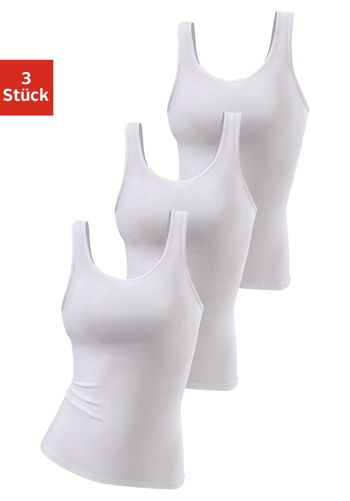 Image of Triumph Unterhemd »Katia«, (Packung, 3 St., 3er-Pack), aus reiner Baumwolle bei Ackermann Versand Schweiz