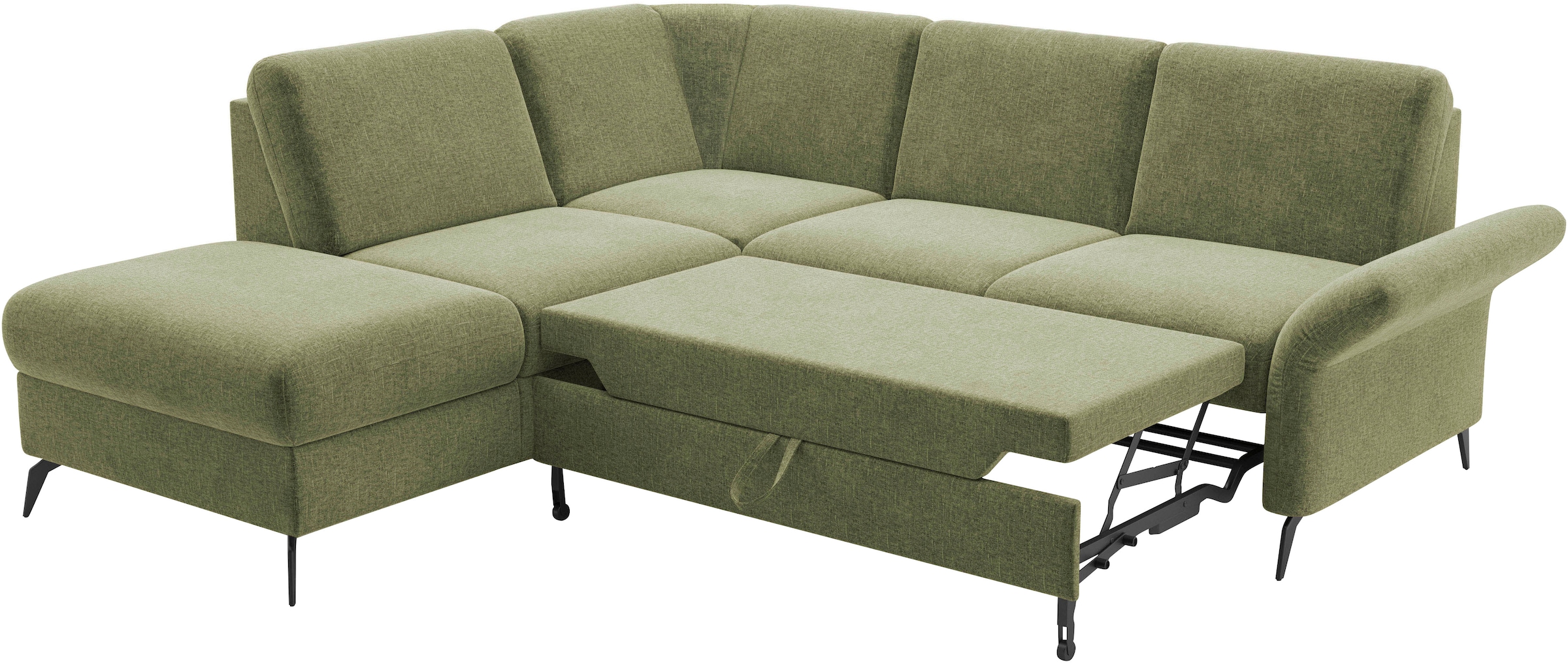 Home affaire Ecksofa »Rochelle«, optional: Armteilverstellung, klappbar, Bettkasen