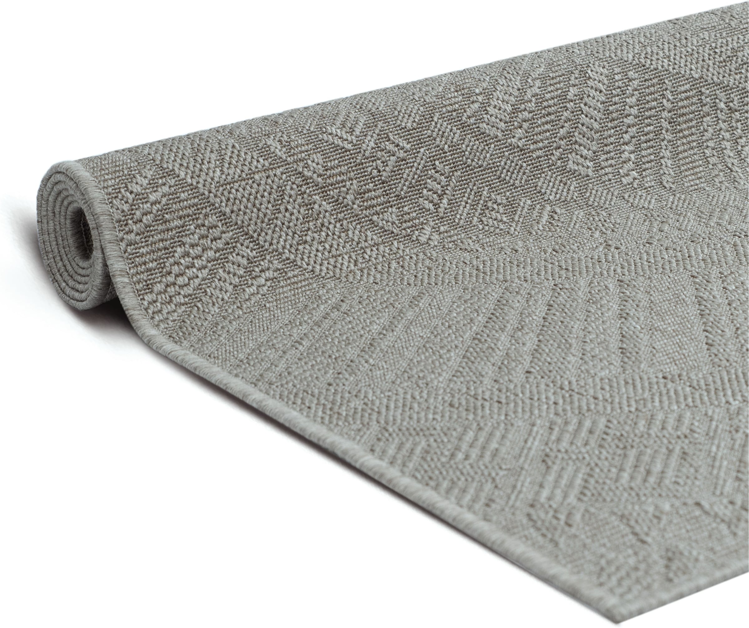 Bruno Banani Teppich »Solan, ethno, boho-inspiriert, In- und Outdoor geeignet« rechteckig 5 mm Höhe Mandala, Kreise, Küche, Wohnzimmer, Camping, Balkon