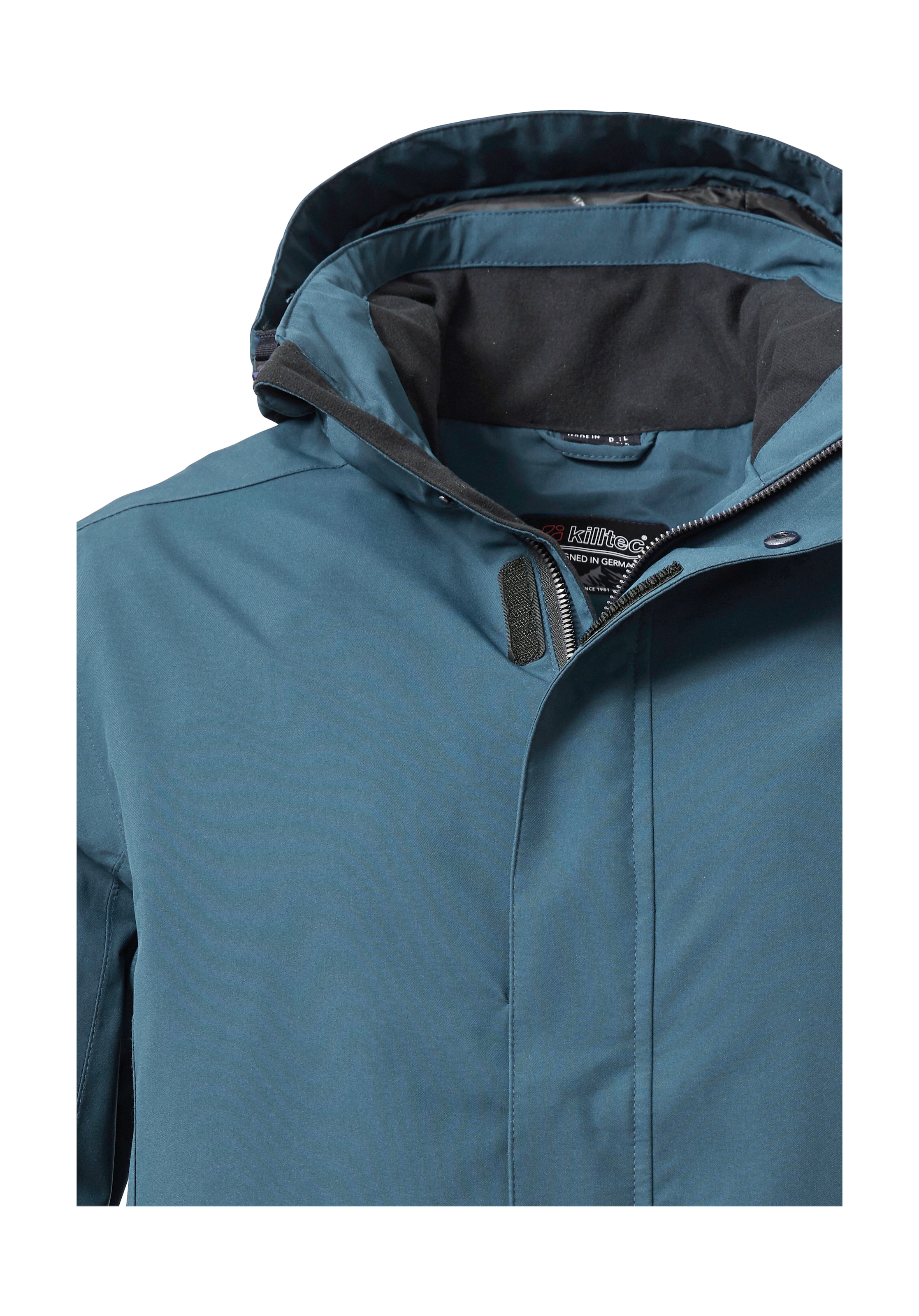 Killtec Outdoorjacke »KOS 87 MN JCKT_XENIOS«, 100% wasser- und winddicht, abzippbare Kapuze, verstellbare Bündchen