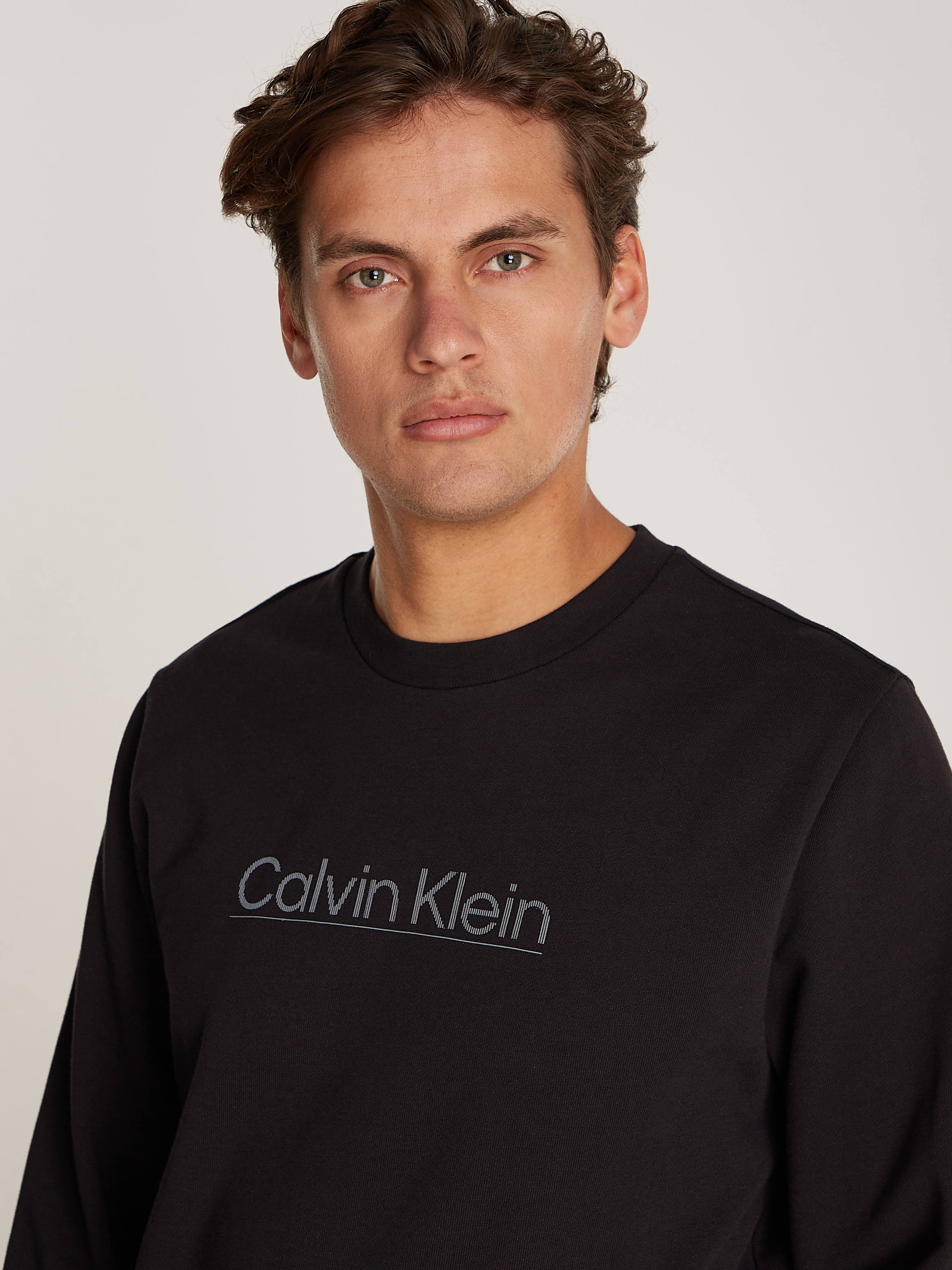Calvin Klein Sweatshirt »RAISED LINE LOGO SWEATSHIRT«, mit Logoschriftzug