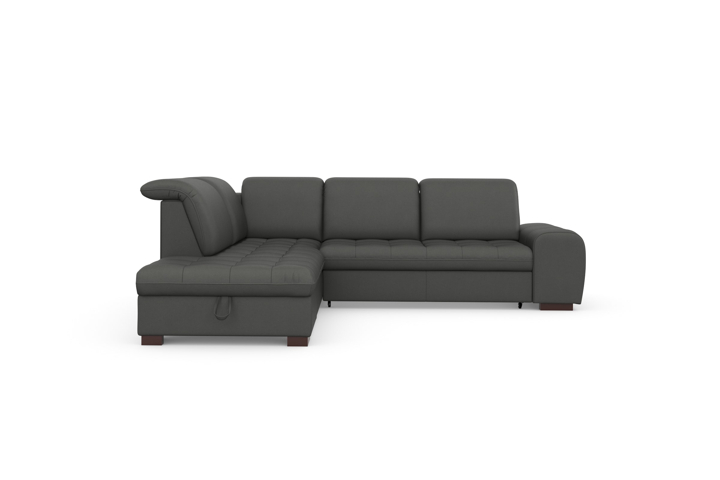 sit&more Ecksofa »Luxor L-Form« wahlweise mit Bettfunktion, Stauraum und Kopfteilverstellung
