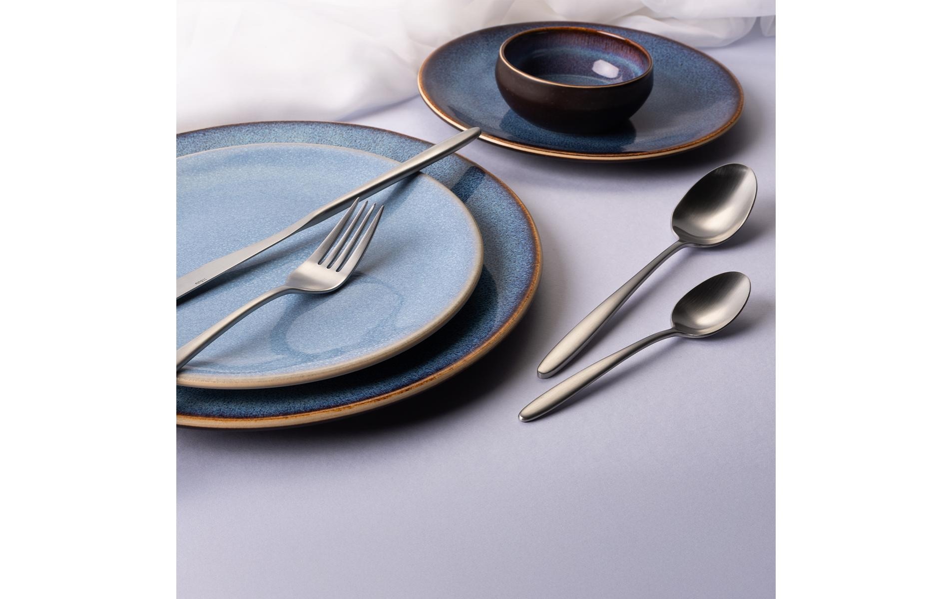 Sola Set de couverts »Aurora, Silber matt, 16-teilig« Spülmaschinenfest