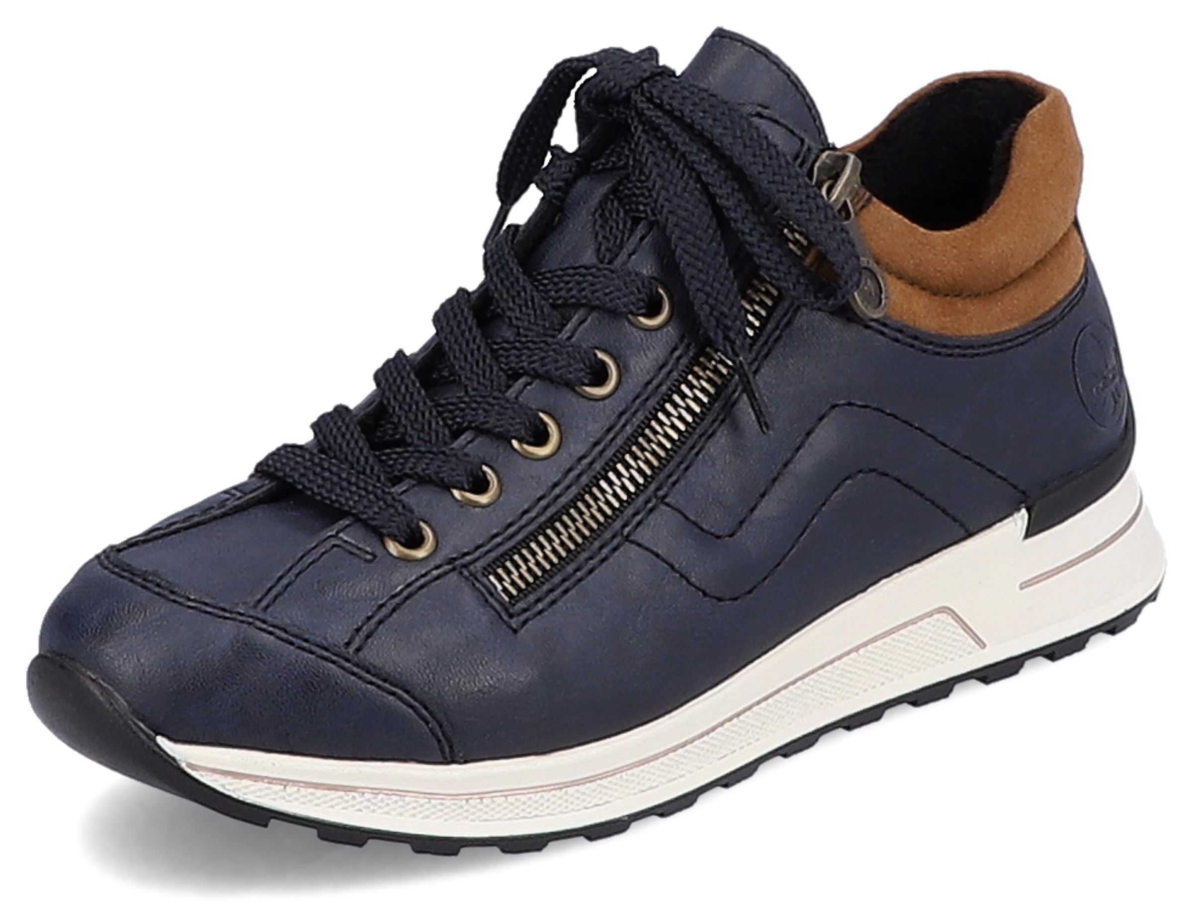 Image of Rieker Sneaker Freizeitschuh, Halbschuh, Schnürschuh, mit weichem Schaftrand