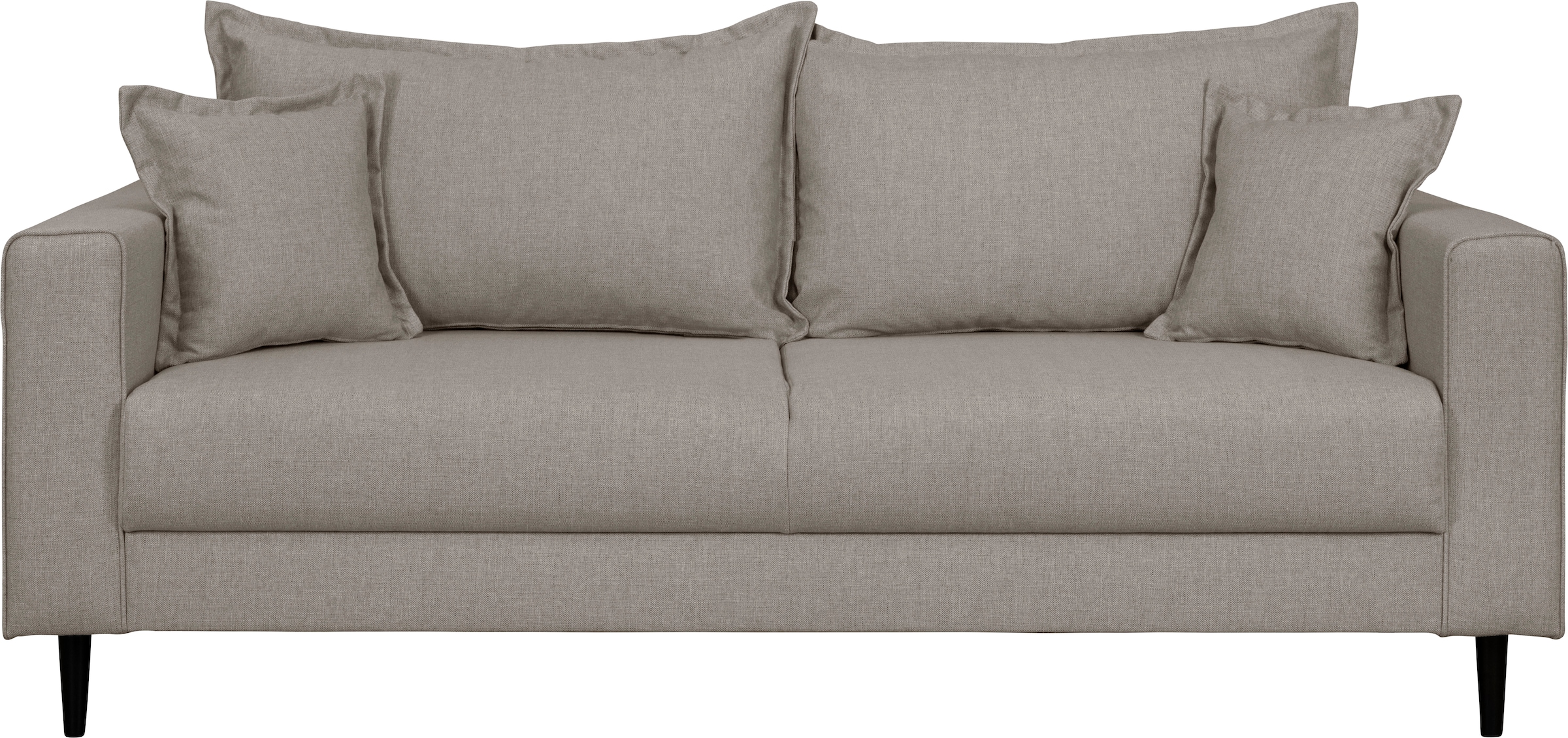 Home affaire 2-Sitzer »VEYRAS, hoher Sitzkomfort, Masse B/T/H: 162/84/76 cm«, mit Wellenunterfederung, incl. Rückenkissen und Zierkissen