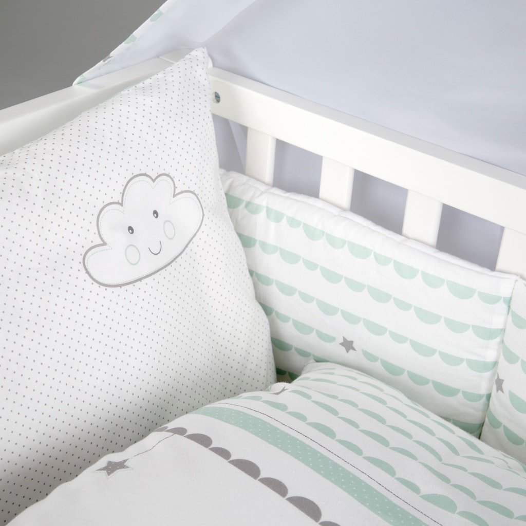 roba® Babybett »Room Bed - Dekor Happy Cloud«