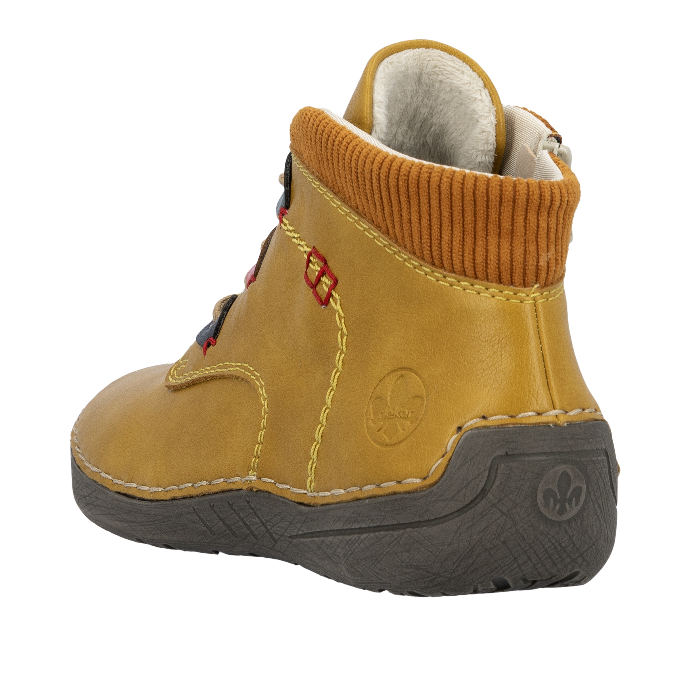 Rieker Bottines à lacets  Bottine, sneaker montante avec fermeture éclair intérieure
