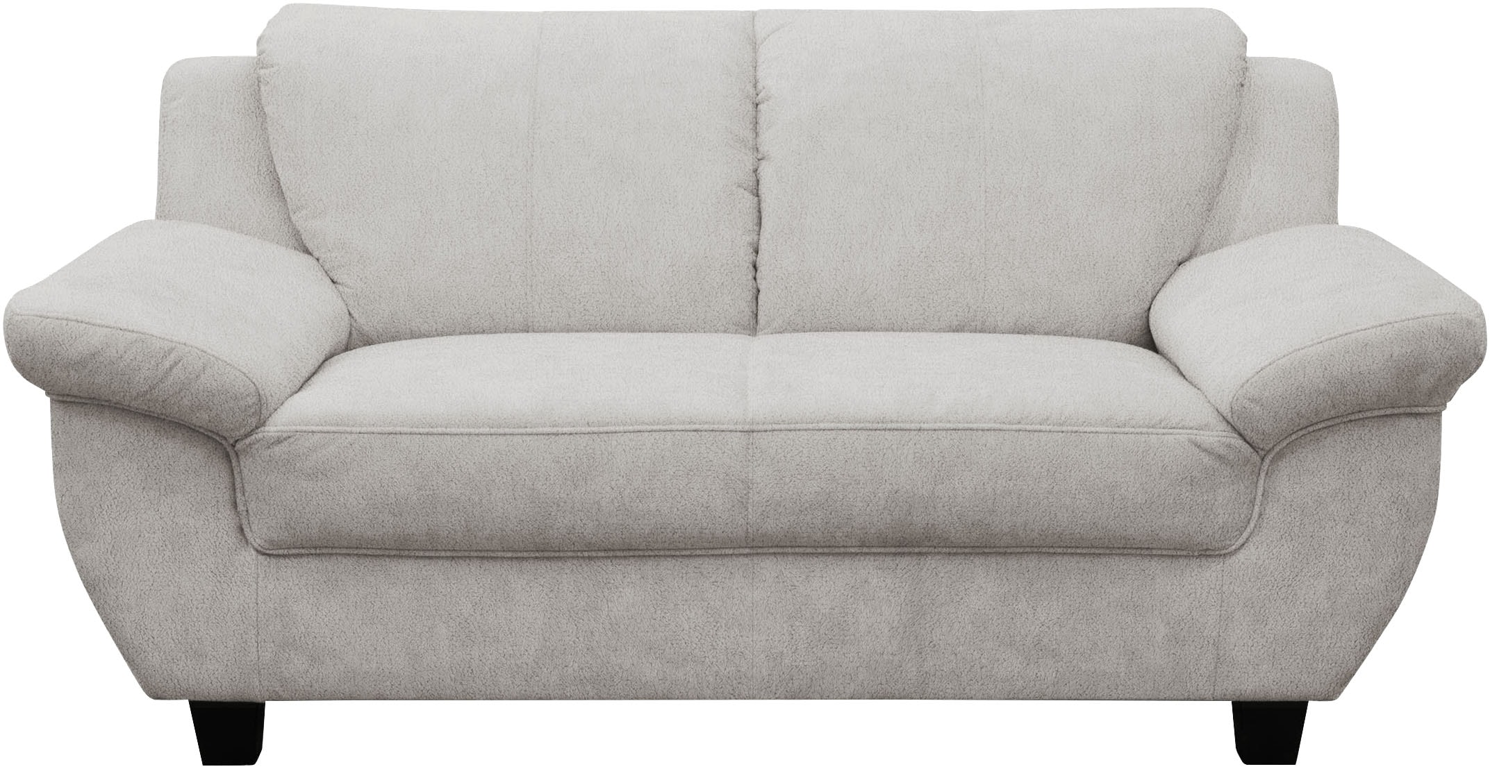 GOODproduct 2-places »Silkeborg 161 cm, formschönes Sofa mit dunklen Füssen« en microfibre de luxe douce et facile d'entretien