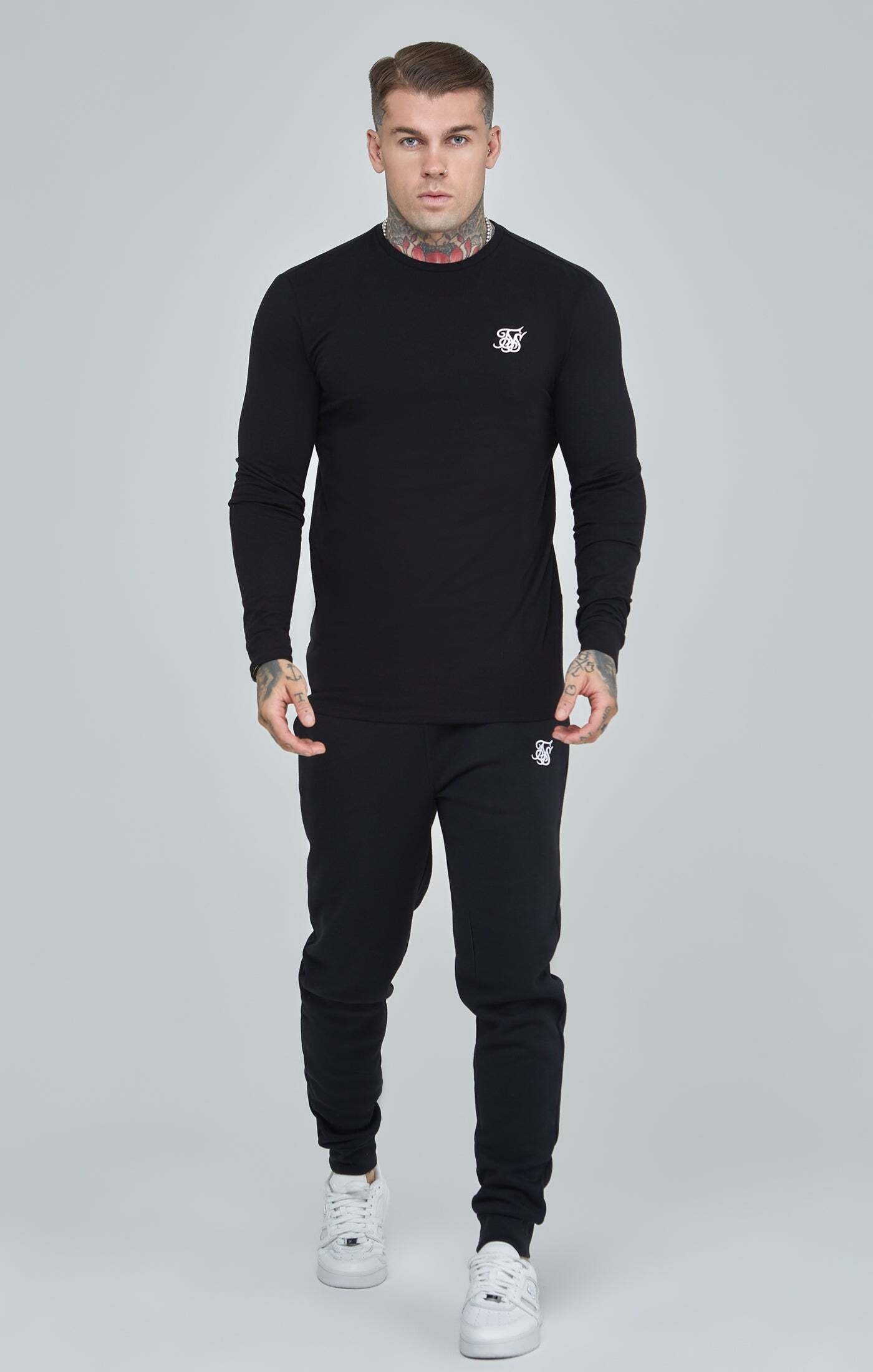 Siksilk T-Shirt »Siksilk T-Shirts Essentials Long Sleeve T-Shirt«