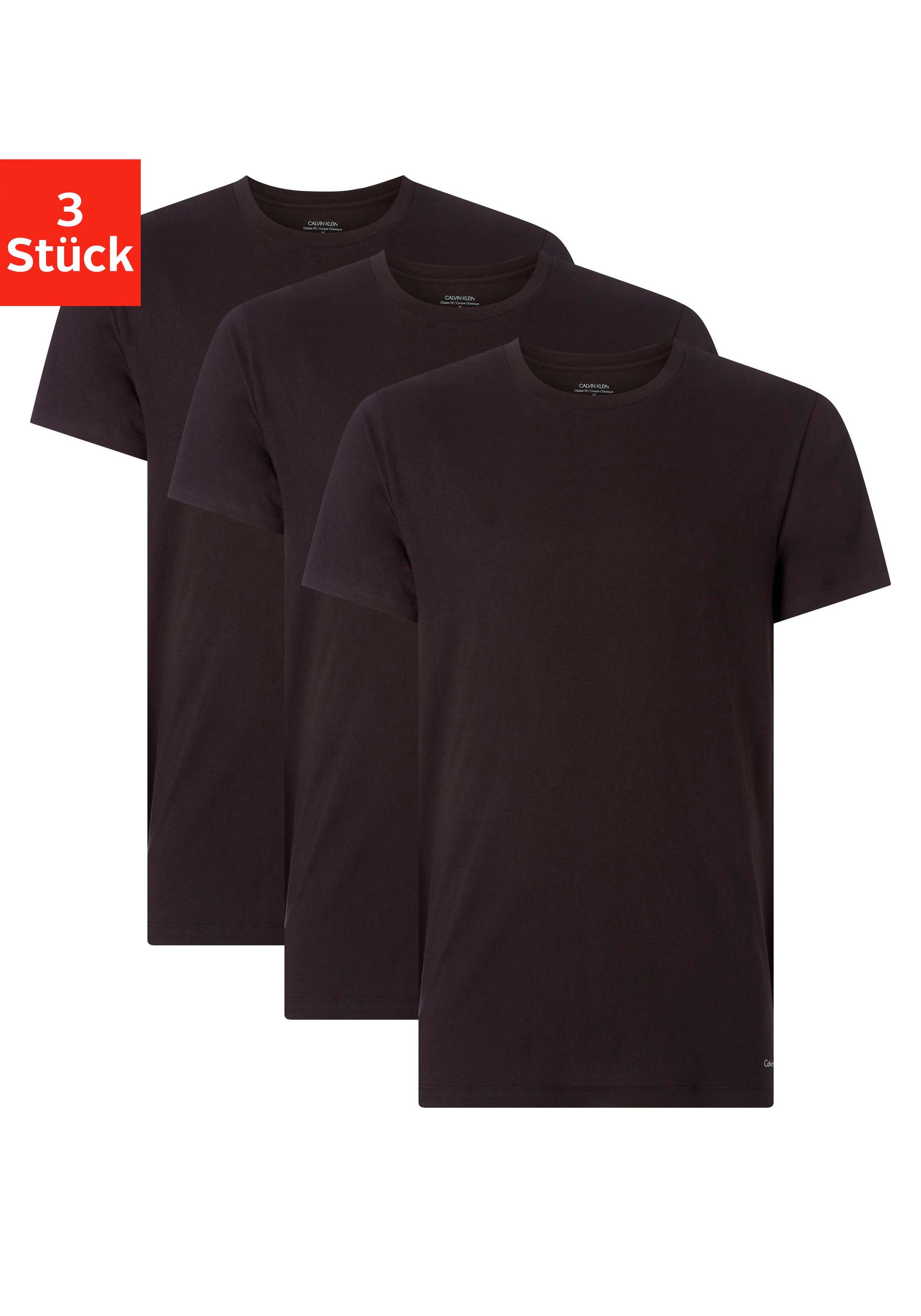 Image of Calvin Klein T-Shirt »uni«, (3er-Pack) bei Ackermann Versand Schweiz