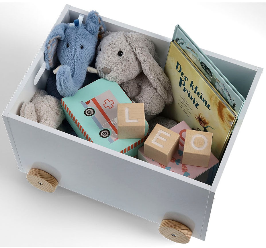 Zeller Present Coffre à jouets mit Rollen