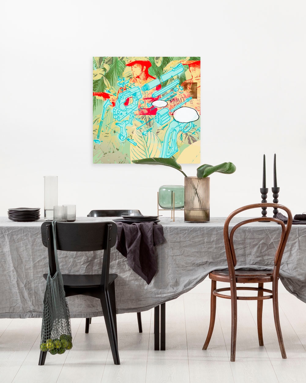 Image of Komar Leinwandbild "Peace - Grösse 60 x 60 cm" Natur 1 Stk. tlg. Keilrahmenbild mi Echtholzrahmen