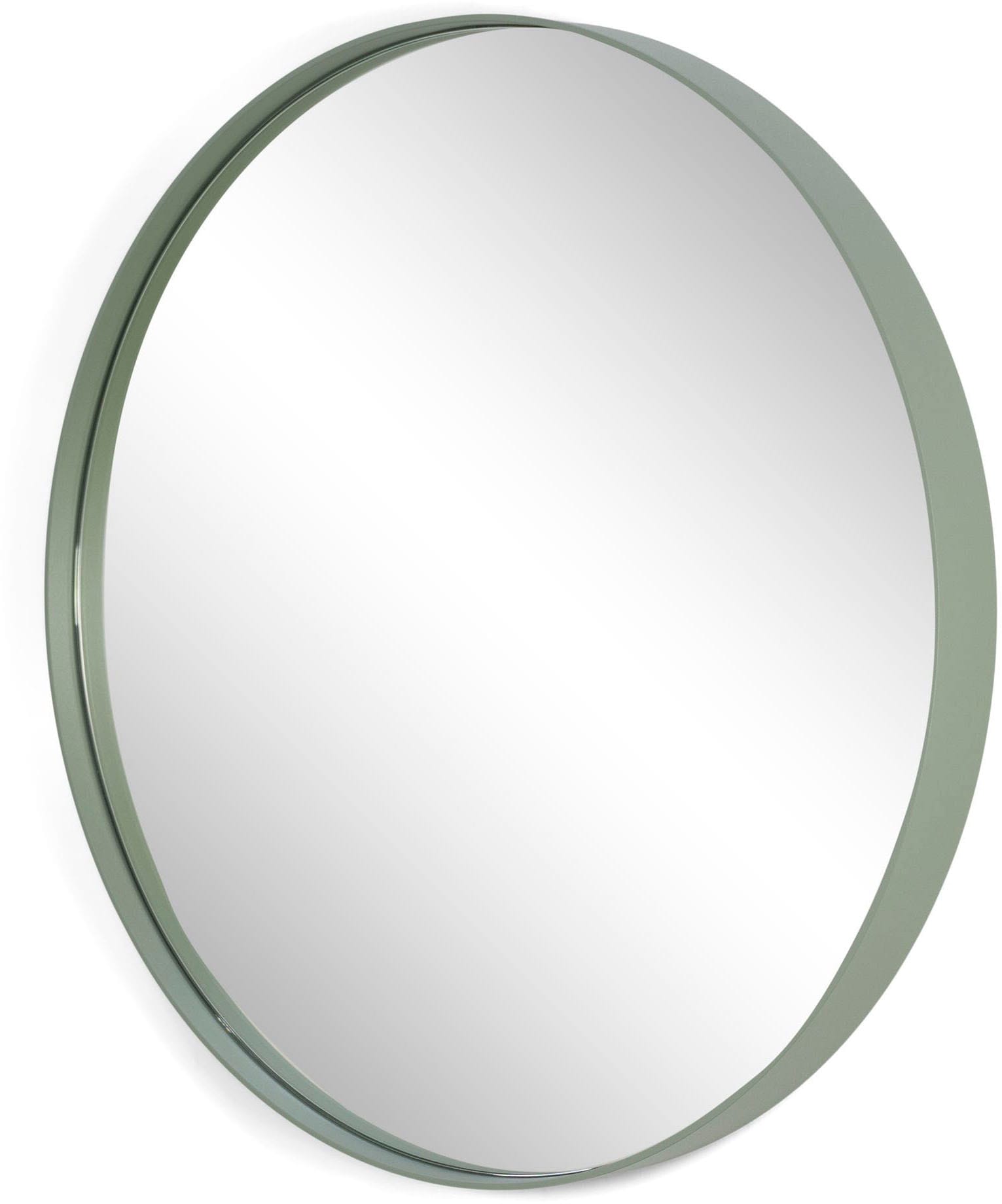 Image of Spinder Design Wandspiegel "DONNA ø 60 Spiegel - Dusty Green" Metall, Qualitativ hochwertiges Erscheinungsbild, Ø 60 cm
